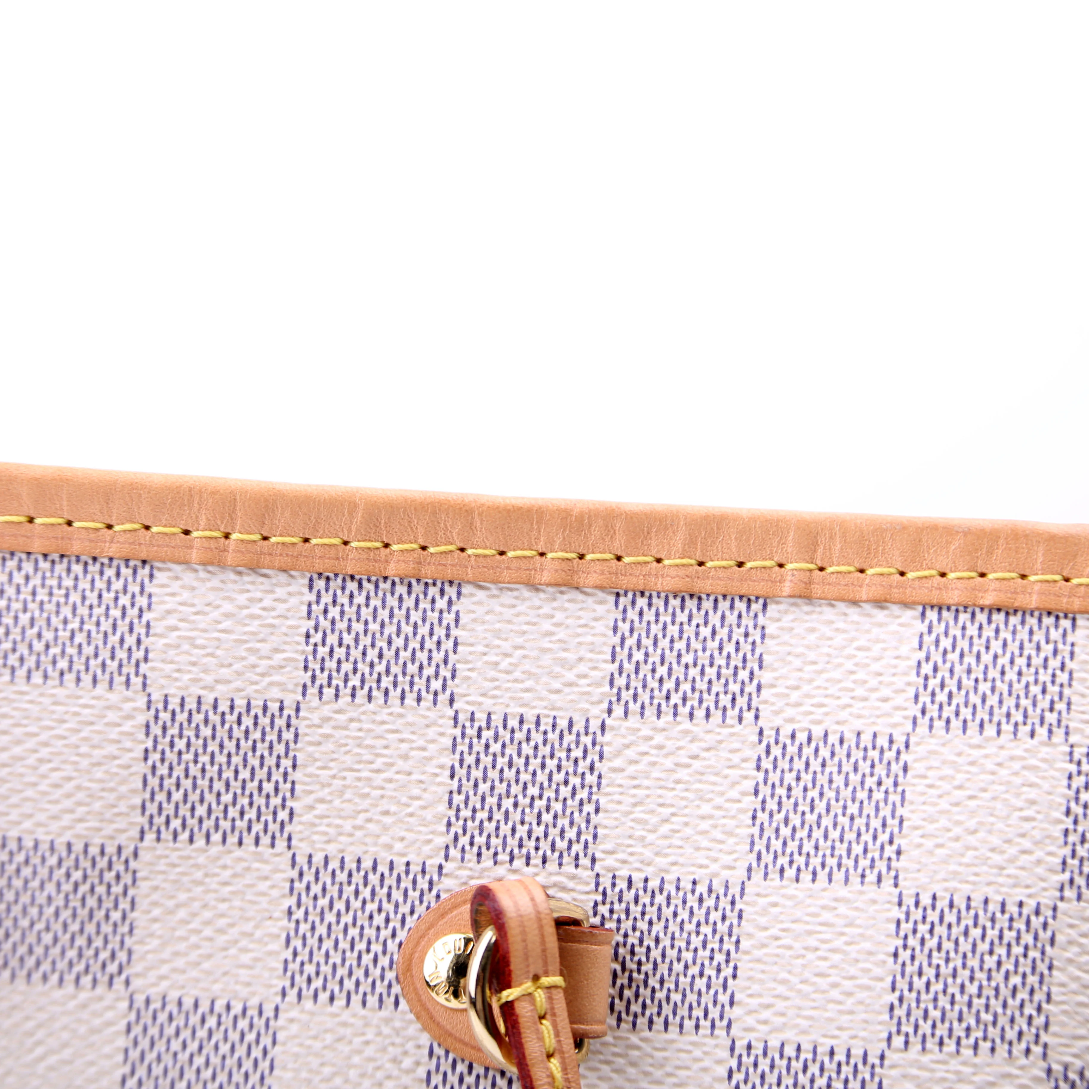 Neverfull With Wallet MM Damier Azur Pink - Image 11