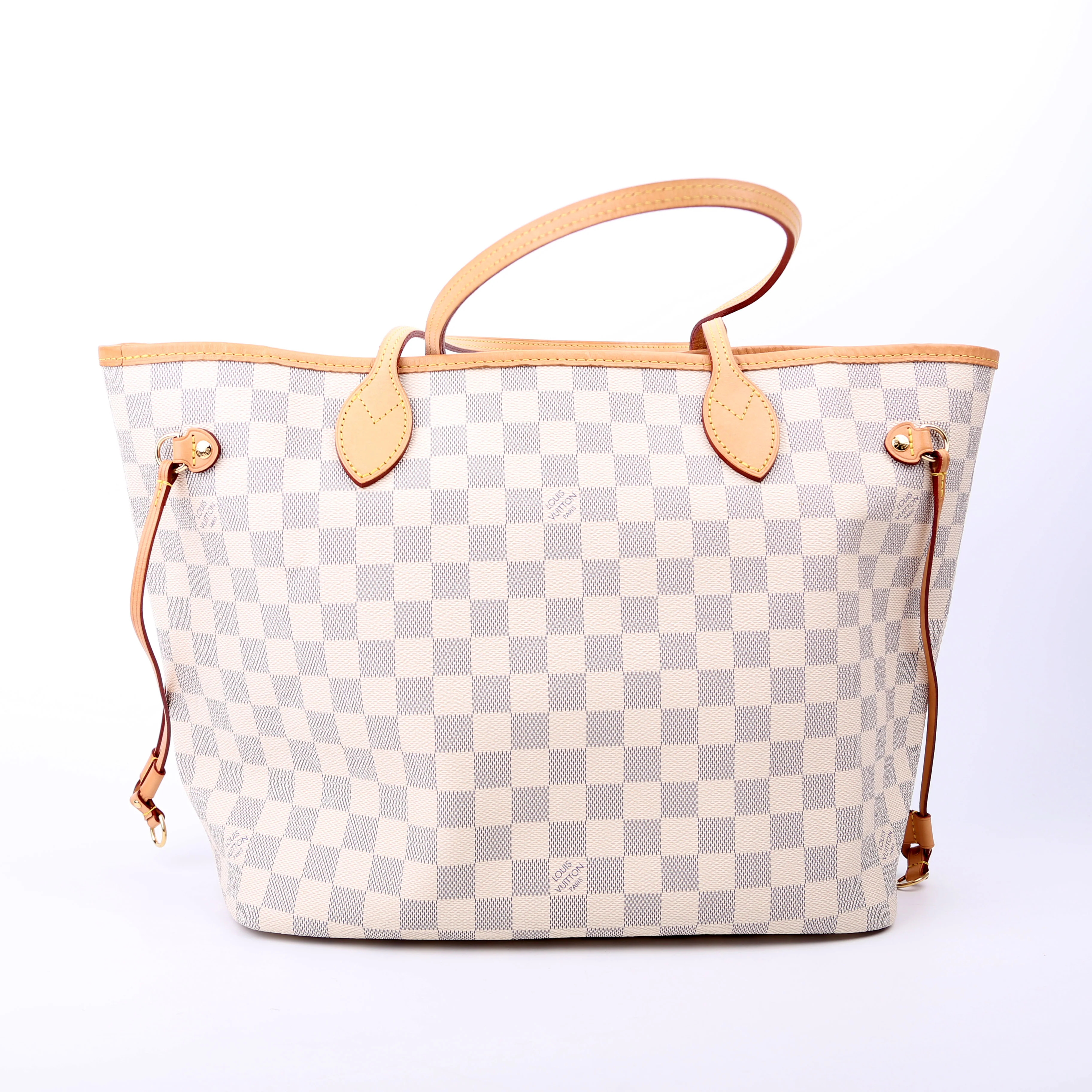 Neverfull With Wallet MM Damier Azur Pink - Image 3