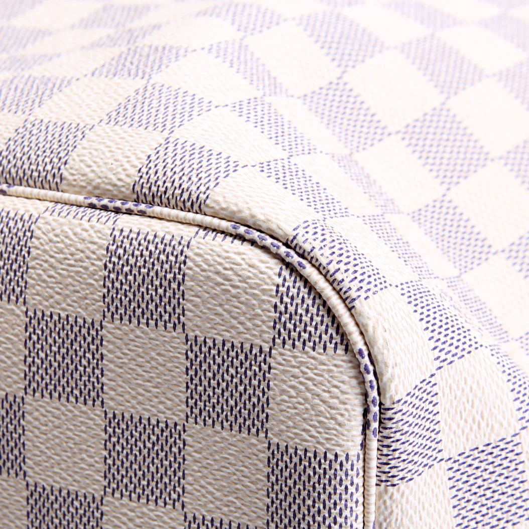 Neverfull With Wallet MM Damier Azur Pink - Image 6