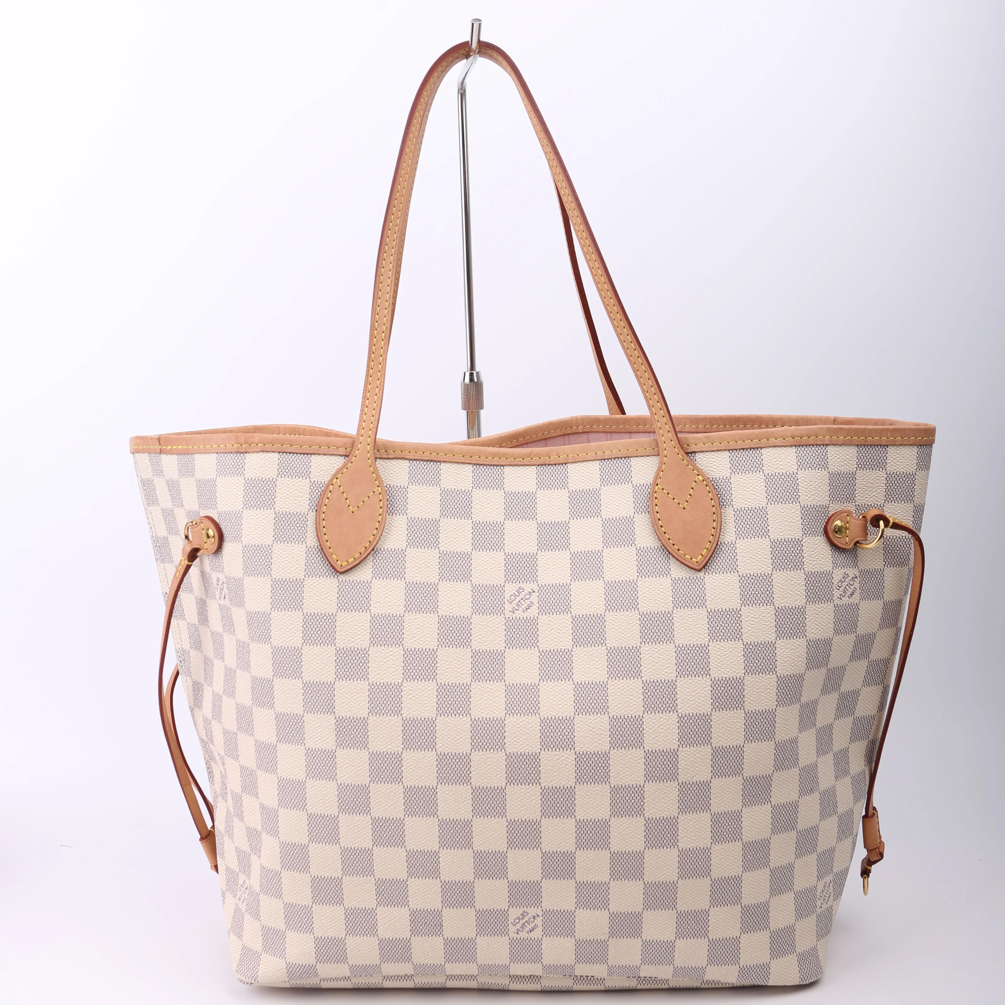 Neverfull With Wallet MM Damier Azur Pink - Image 3