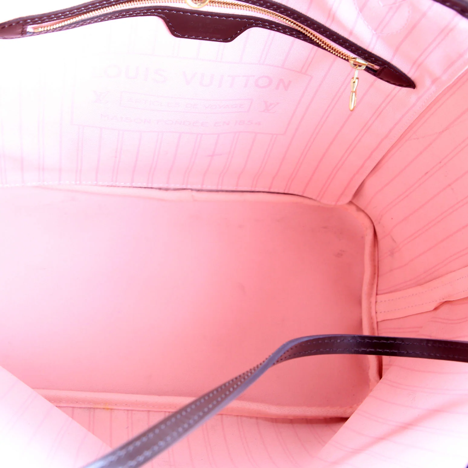 Neverfull With Wallet MM Damier Ebene Pink - Image 10