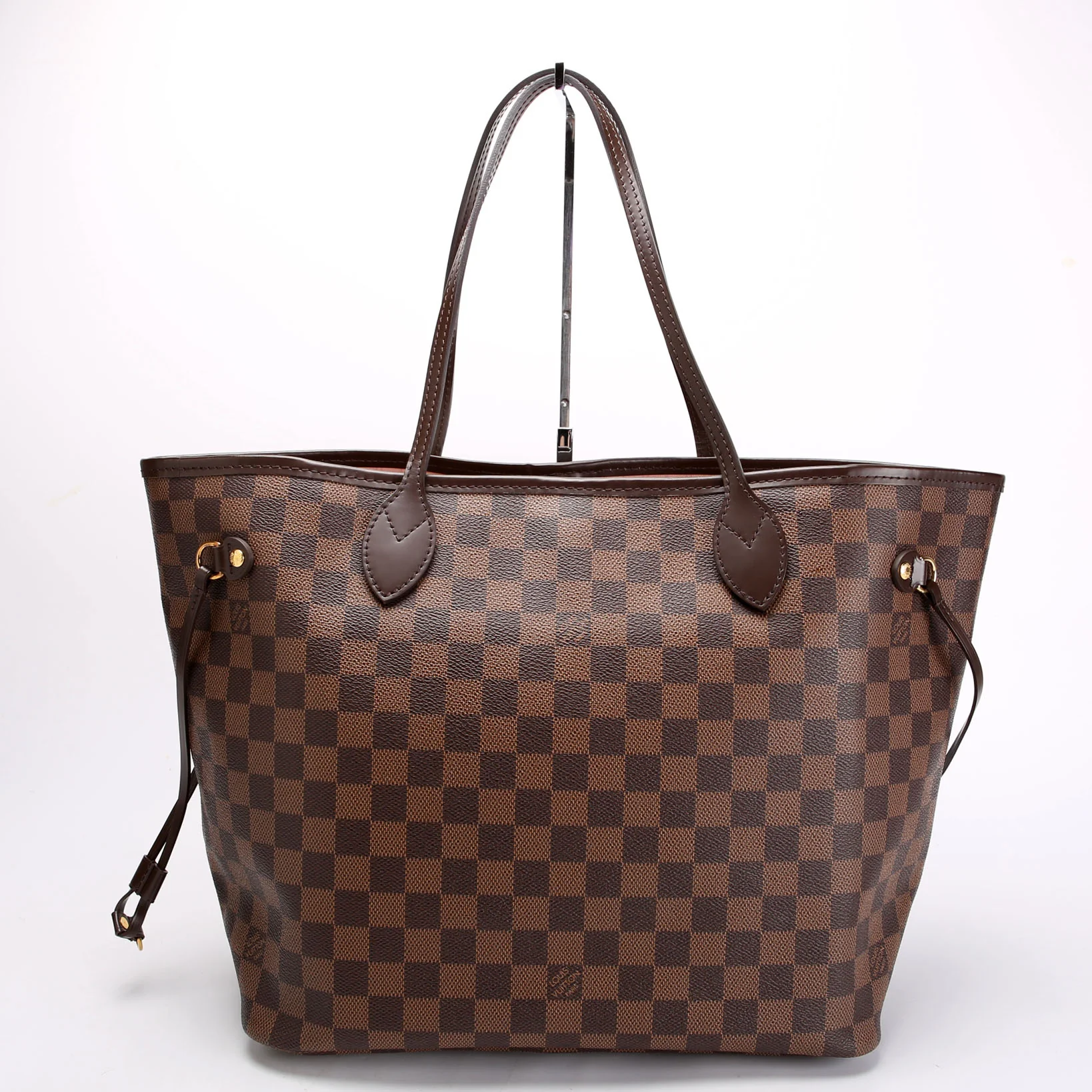 Neverfull With Wallet MM Damier Ebene Pink - Image 3