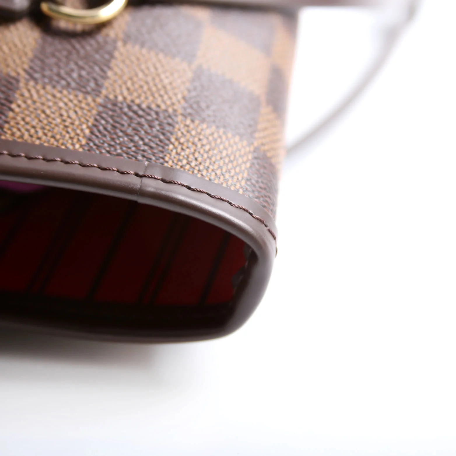 Neverfull With Wallet MM Damier Ebene Red - Image 12