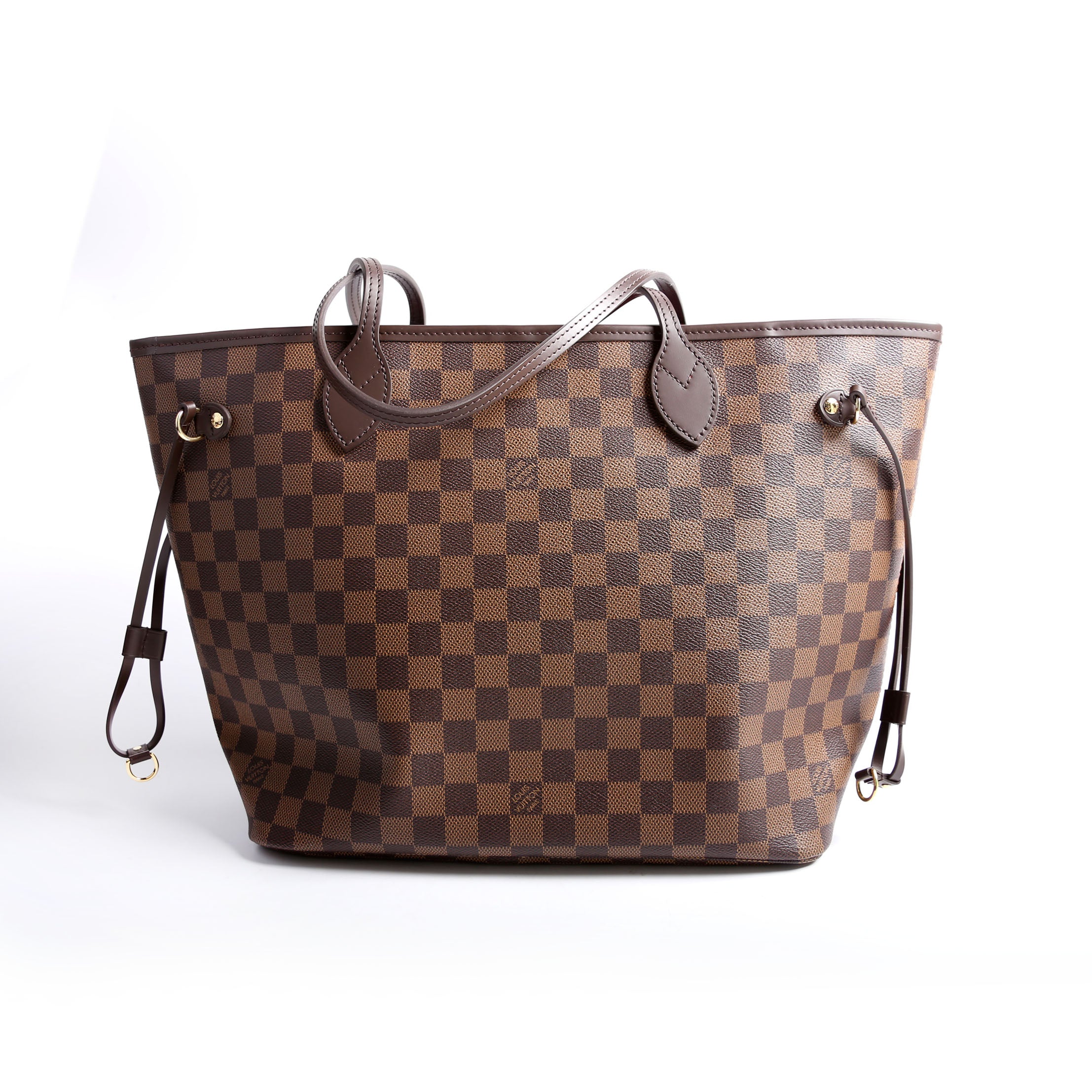 Neverfull With Wallet MM Damier Ebene Red - Image 3