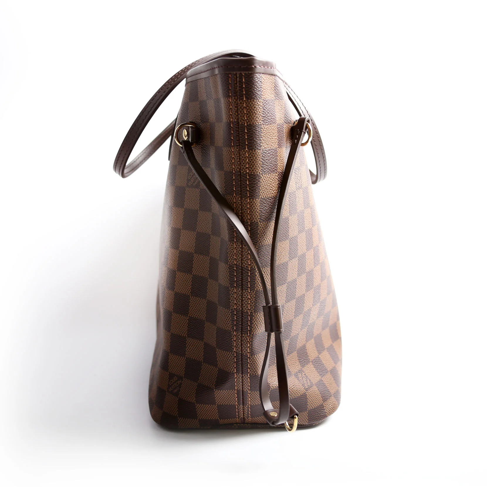 Neverfull With Wallet MM Damier Ebene Red - Image 5
