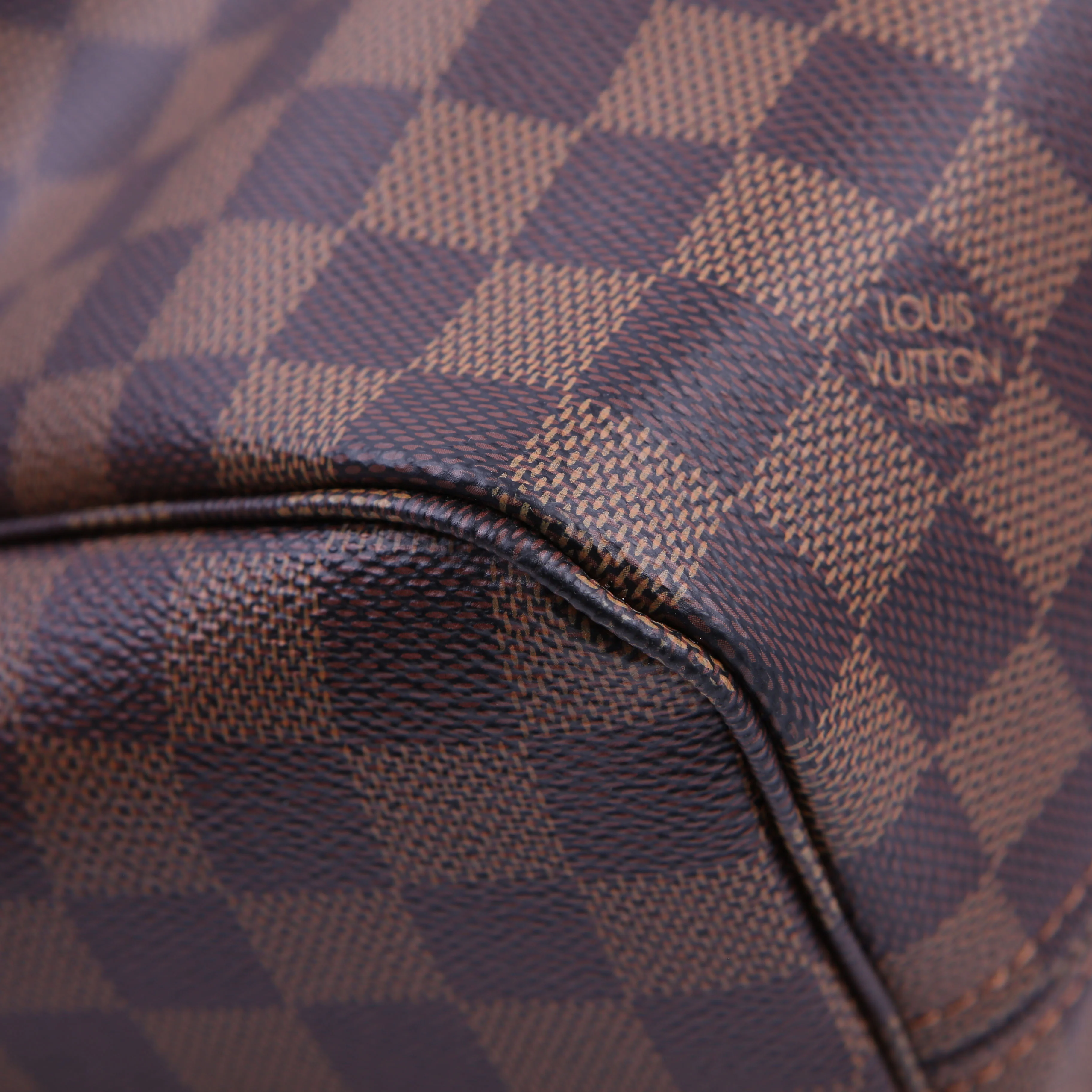 Neverfull With Wallet MM Damier Ebene Red - Image 6