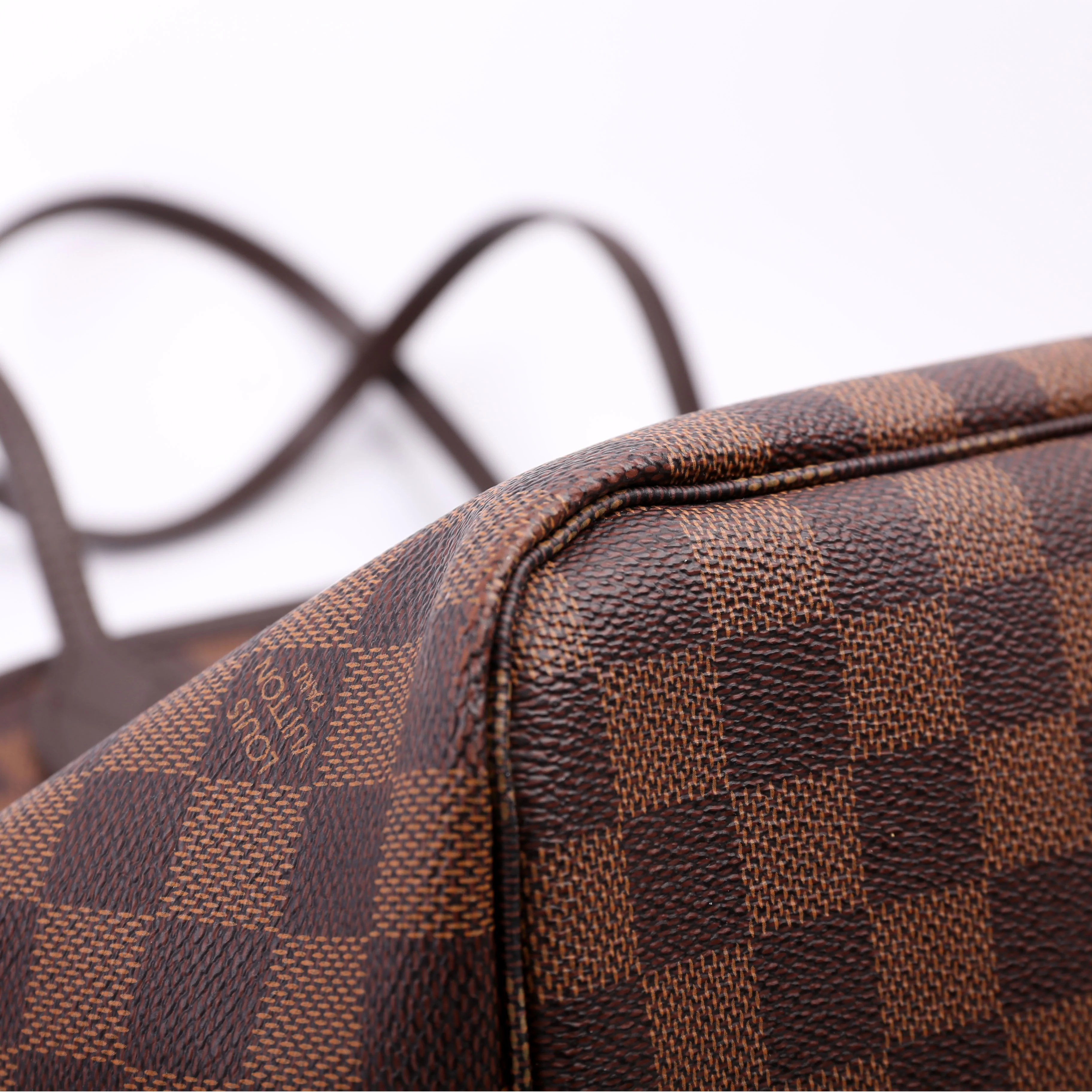 Neverfull With Wallet MM Damier Ebene Red - Image 5