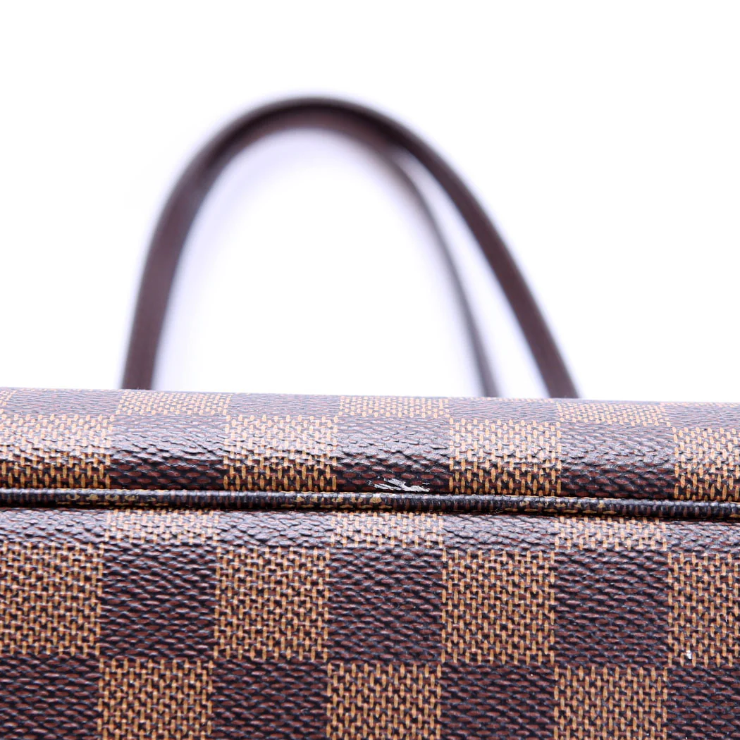 Neverfull With Wallet MM Damier Ebene Red - Image 5