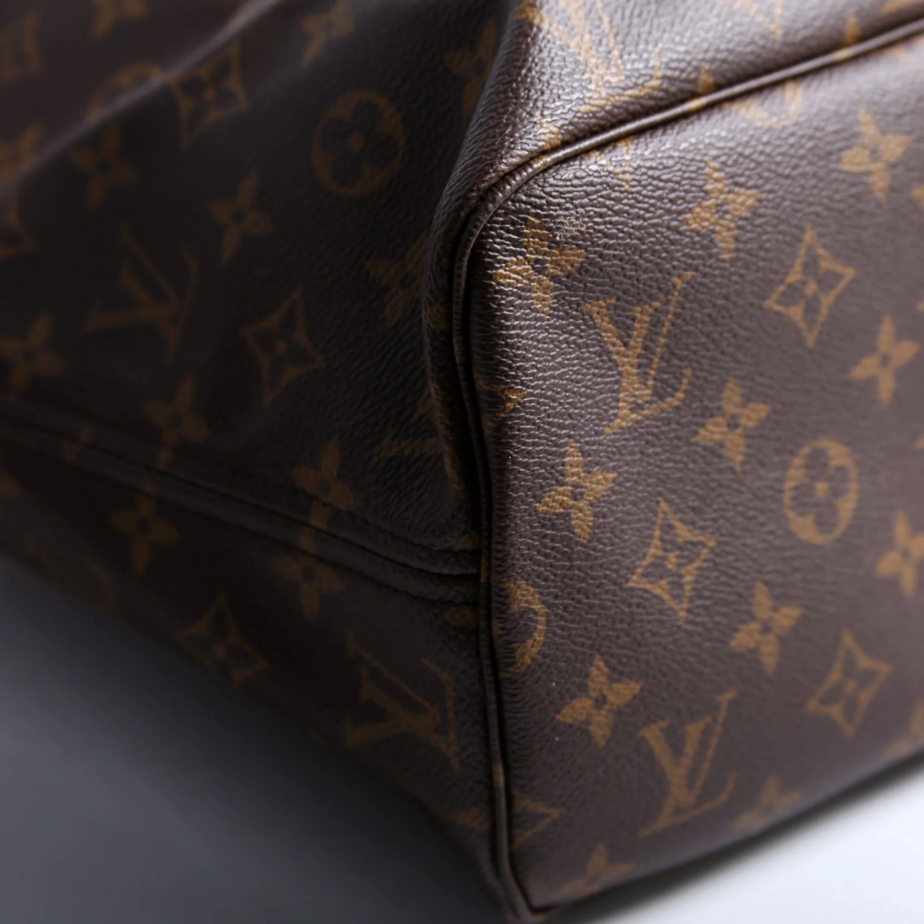 Neverfull With Wallet MM Monogram Brown/Berry - Image 4
