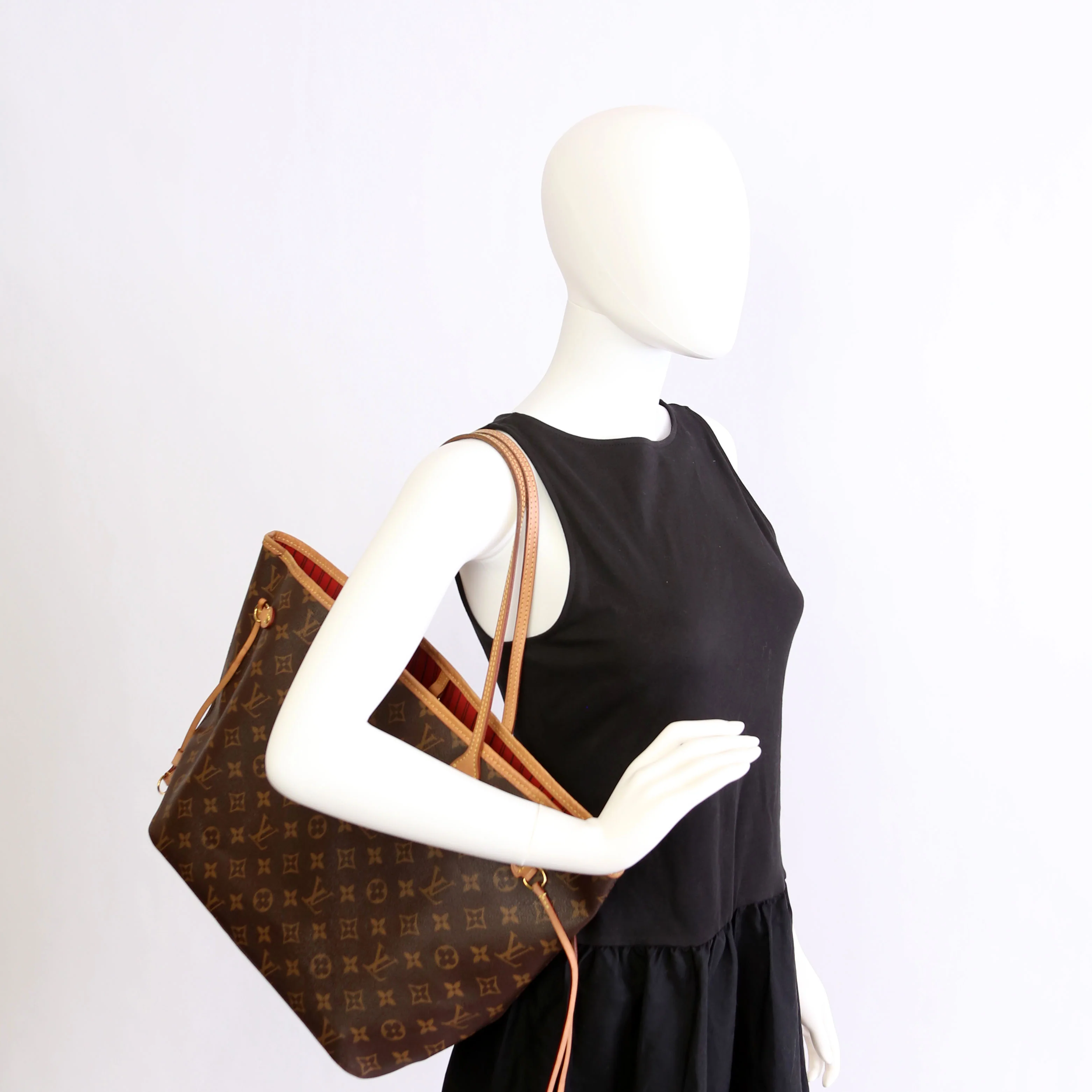 Neverfull With Wallet MM Monogram Pink - Image 11