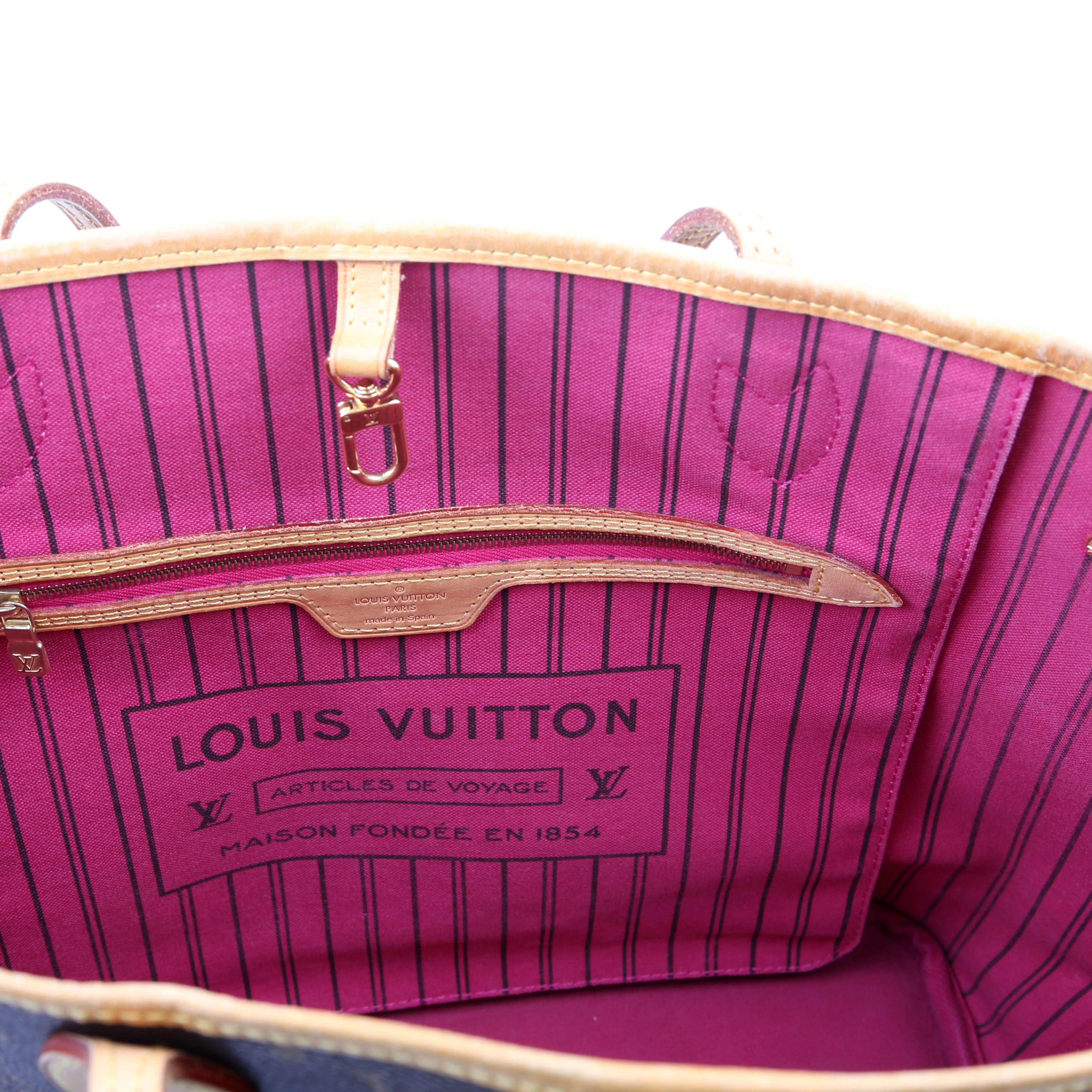 Neverfull With Wallet MM Monogram Pink - Image 9