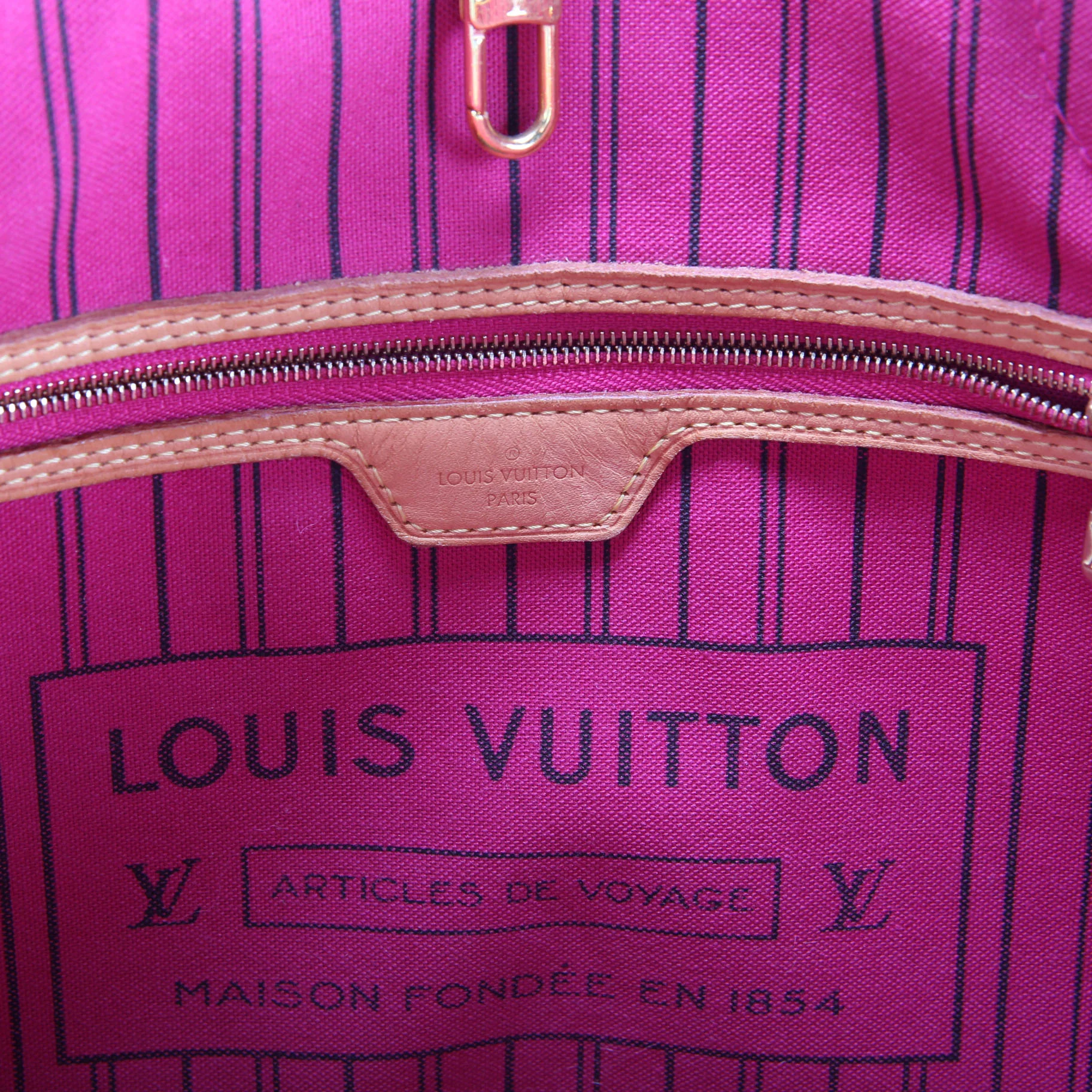 Neverfull With Wallet MM Monogram Pink - Image 17