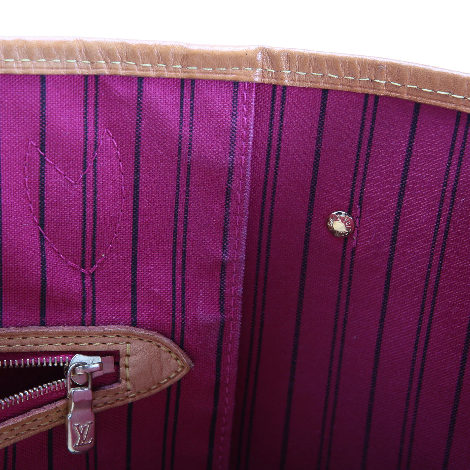 Neverfull With Wallet MM Monogram Pink - Image 18