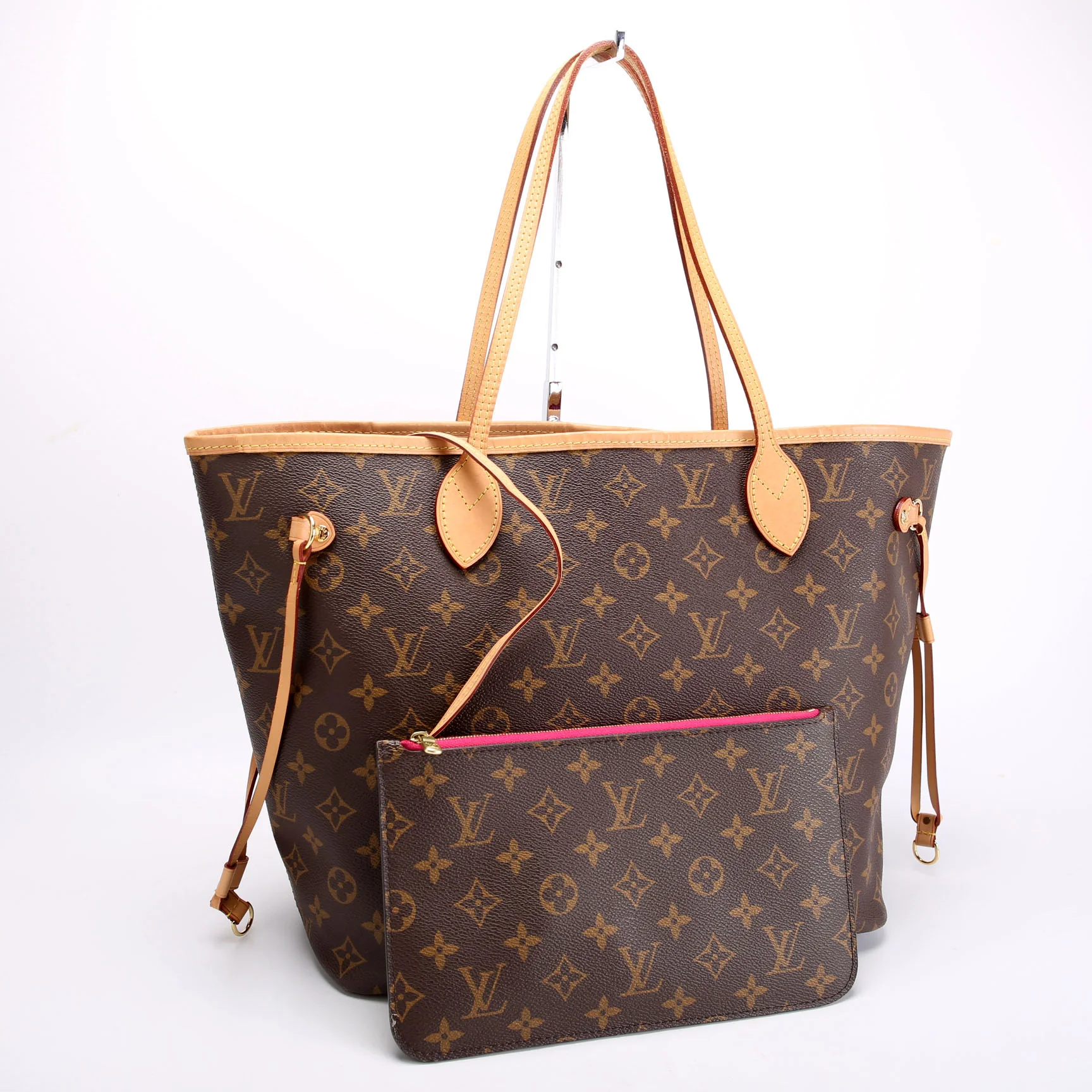 Neverfull With Wallet MM Monogram Pink - Image 2