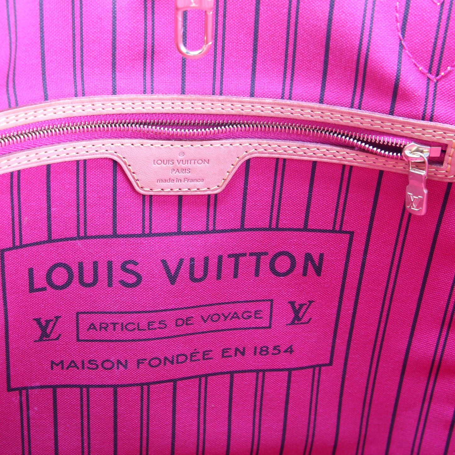 Neverfull With Wallet MM Monogram Pink - Image 13