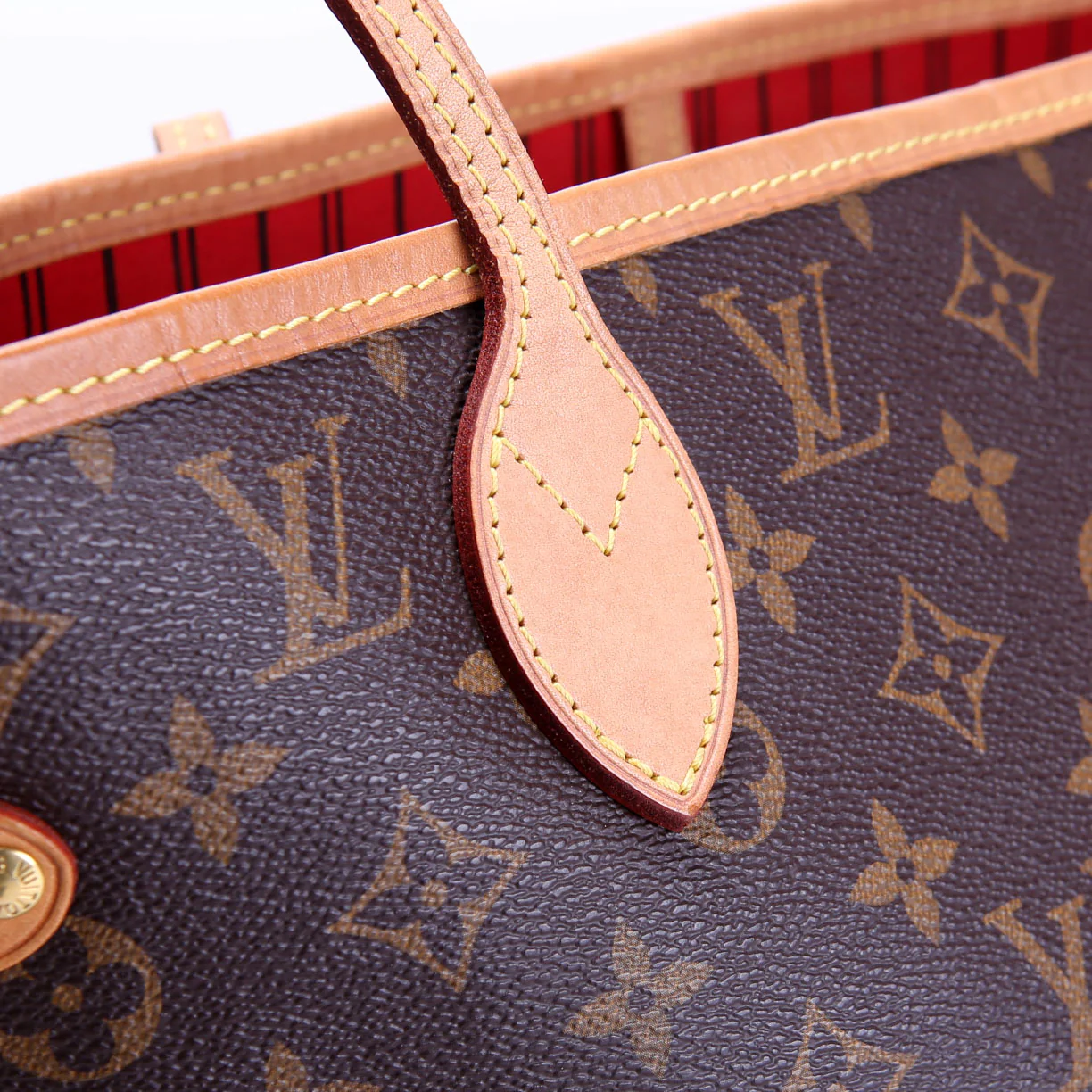 Neverfull With Wallet MM Monogram Red - Image 11