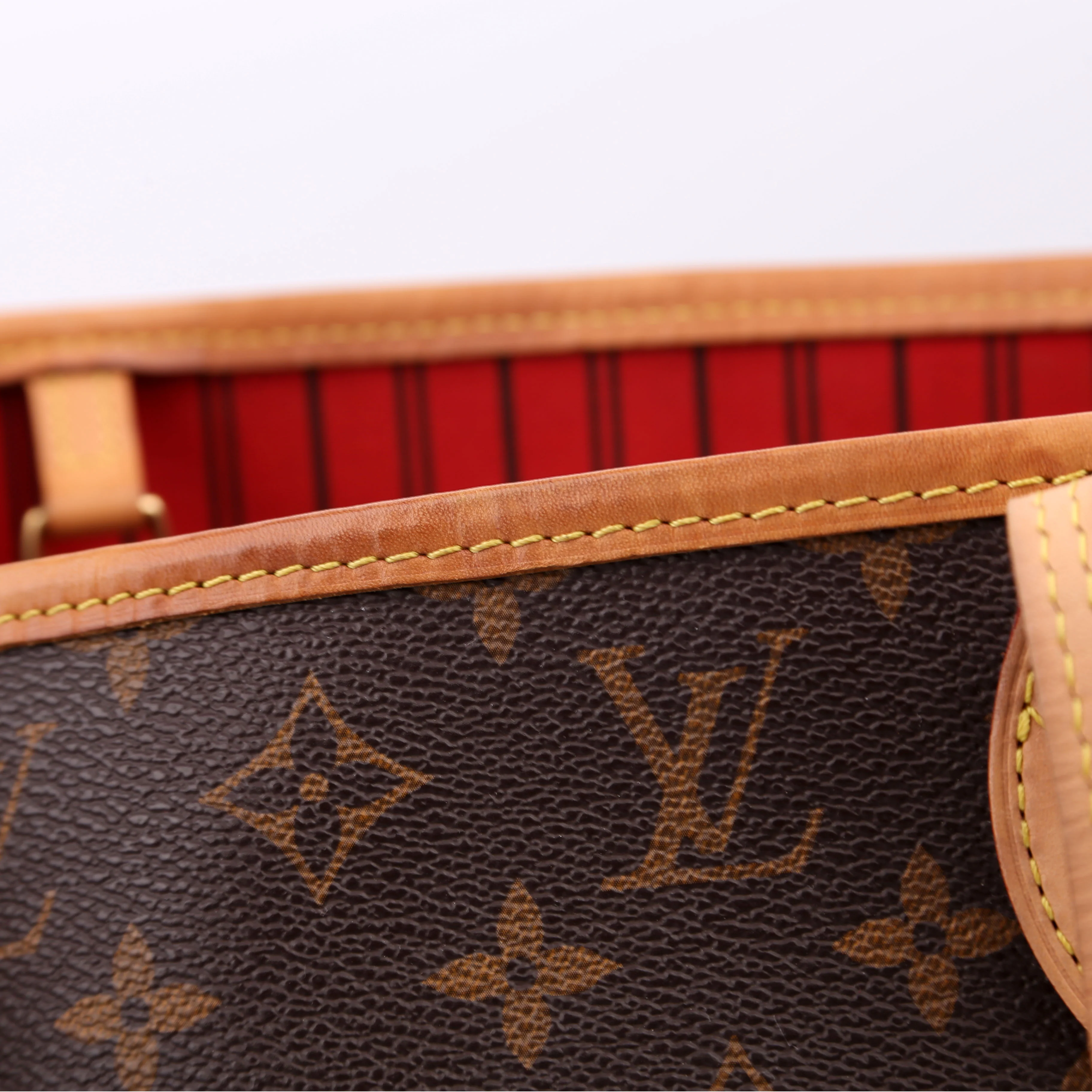Neverfull with Wallet MM Monogram Red - Image 8