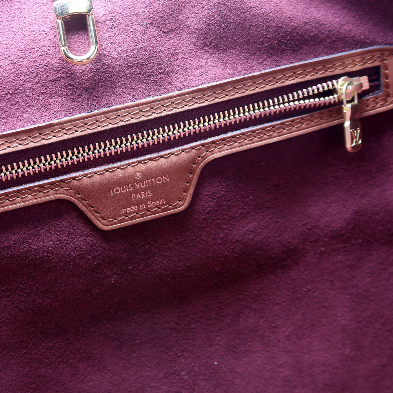 Neverfull With Wallet MM Since 1854 Jacquard Burgundy - Image 8