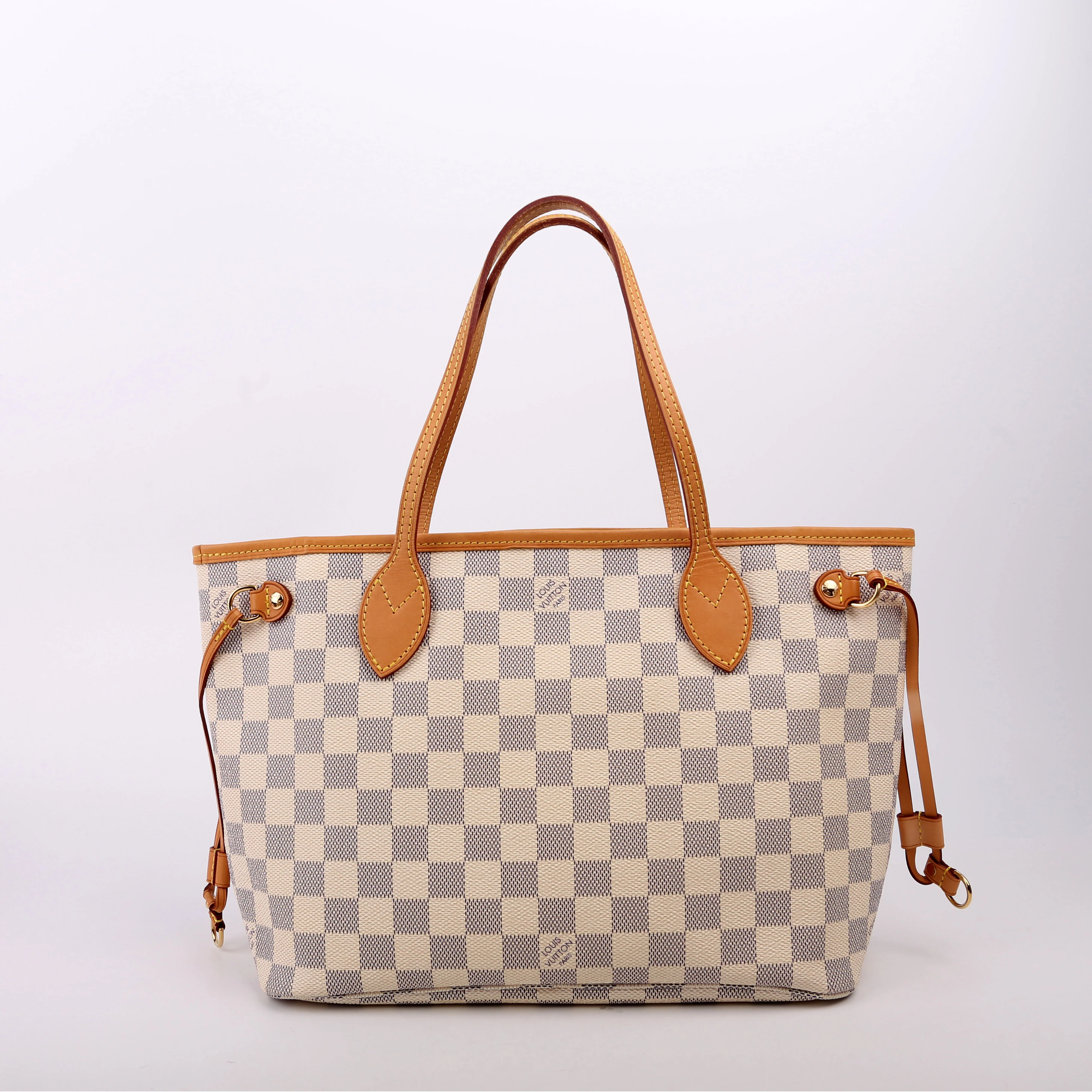 Neverfull With Wallet OM Damier Azur - Image 3