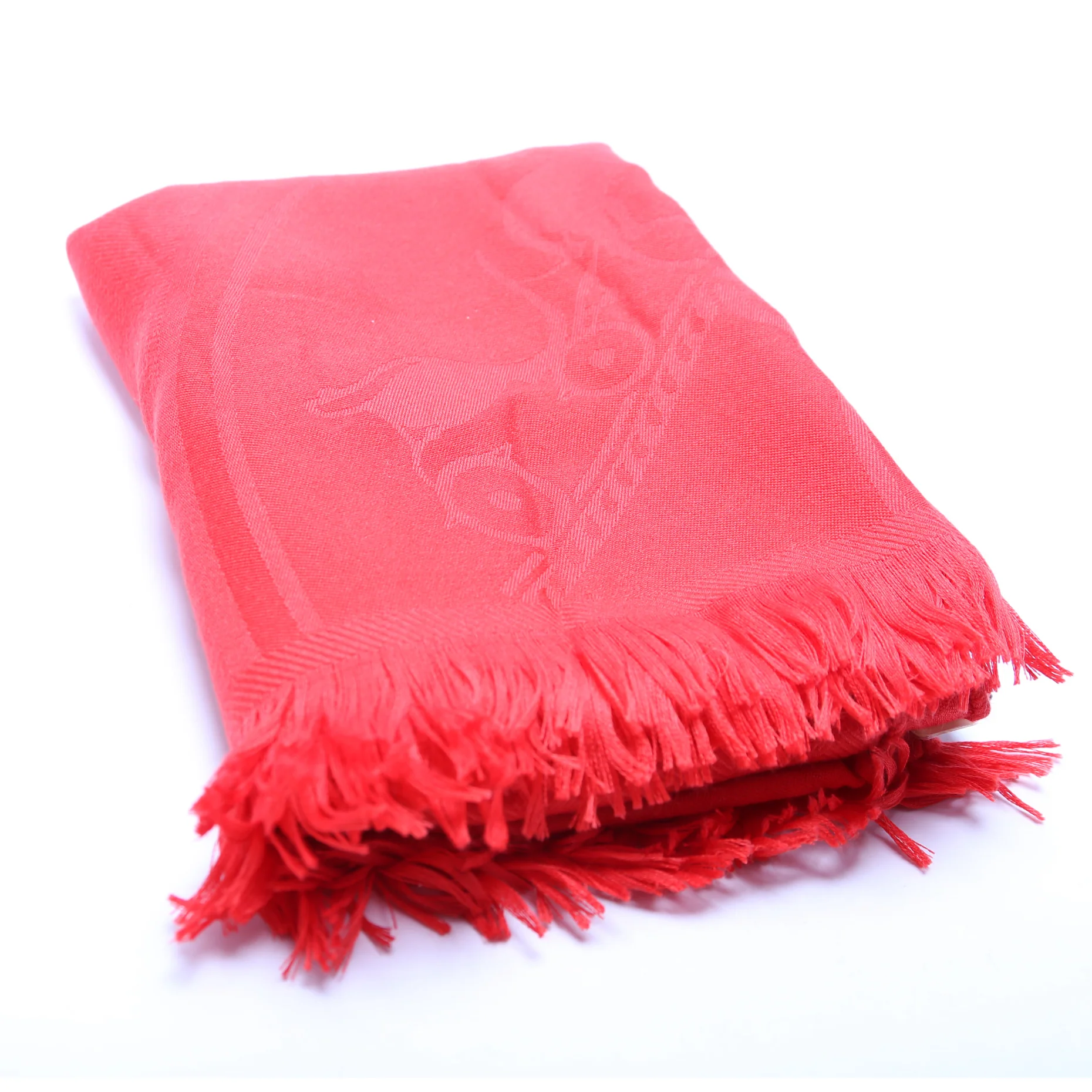New Libris Stole Cashmere/Silk Scarf Red - Image 2