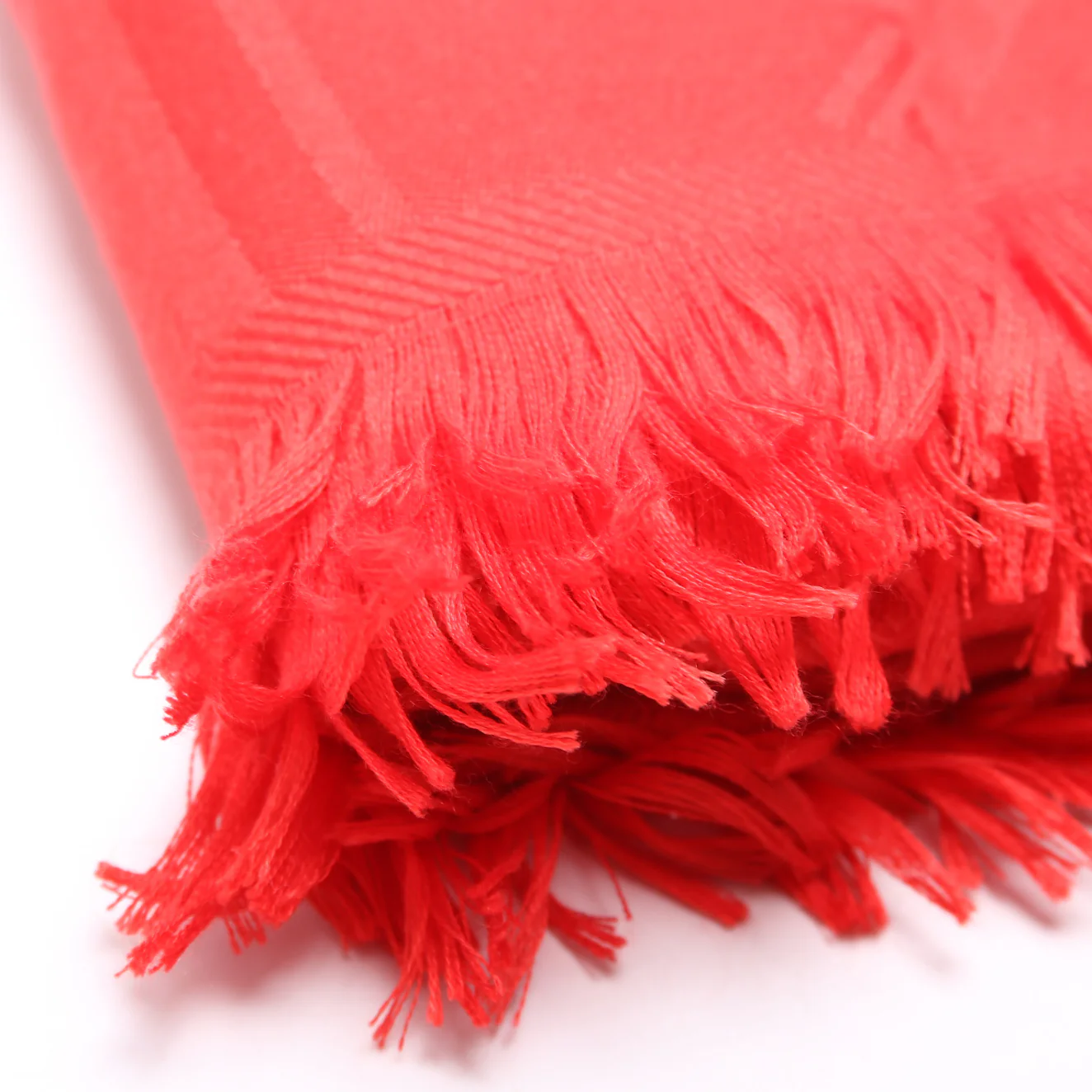 New Libris Stole Cashmere/Silk Scarf Red - Image 4