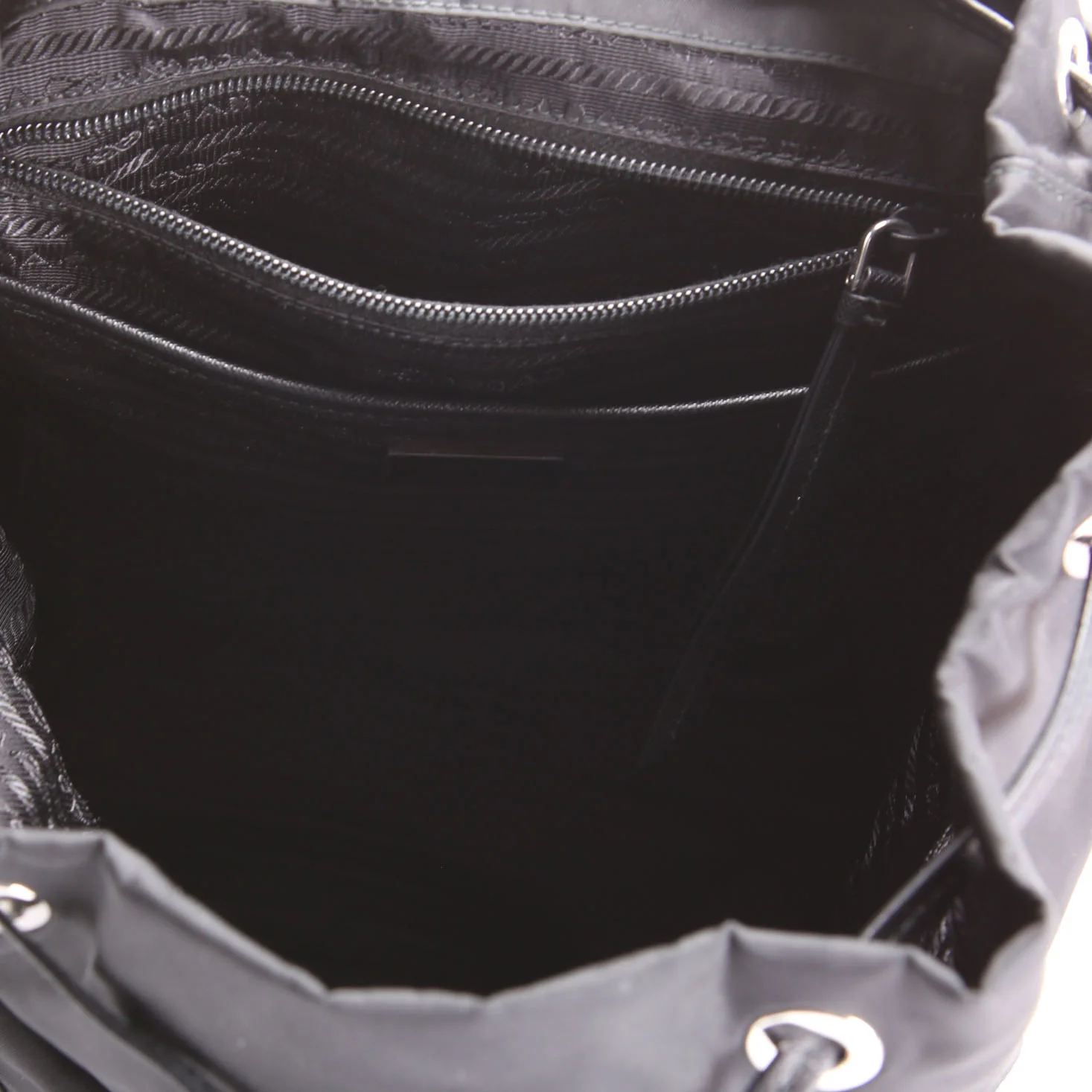 New Vela Nylon Studded Backpack Black/Silver - Image 8