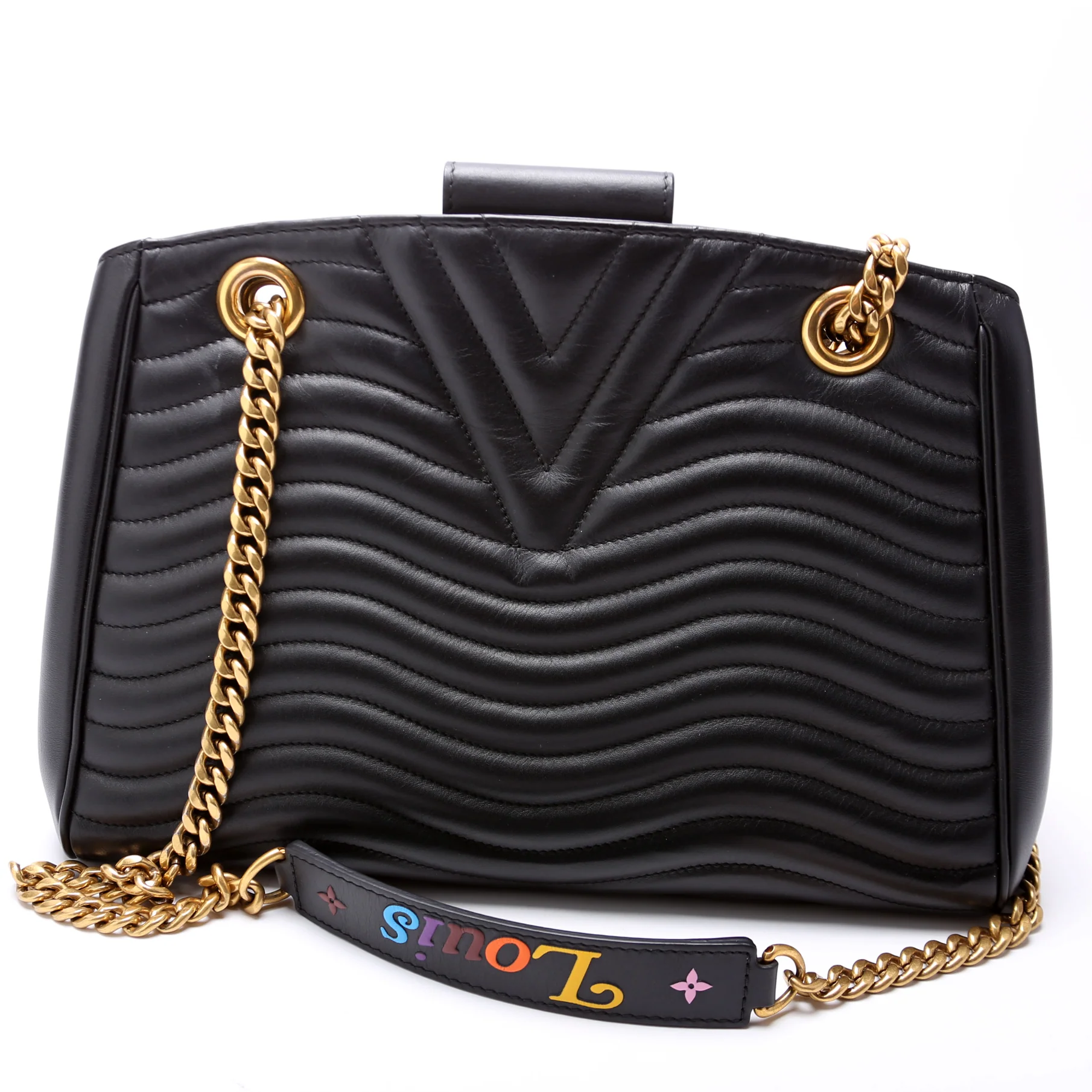 New Wave Chain Tote Black - Image 3