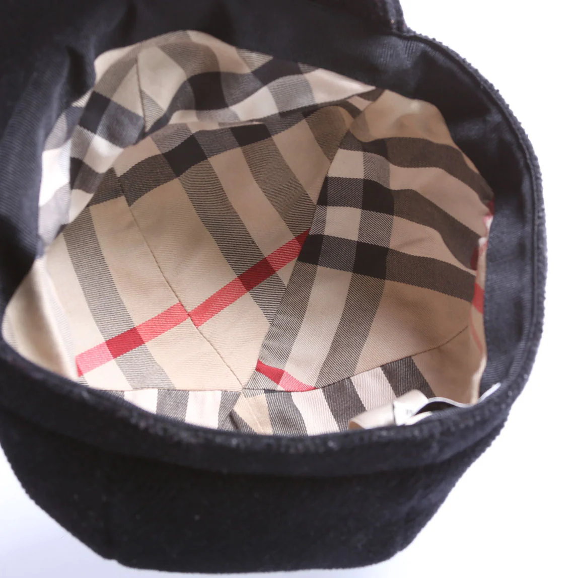 Newsboy Wool Hat Size Medium Black - Image 6