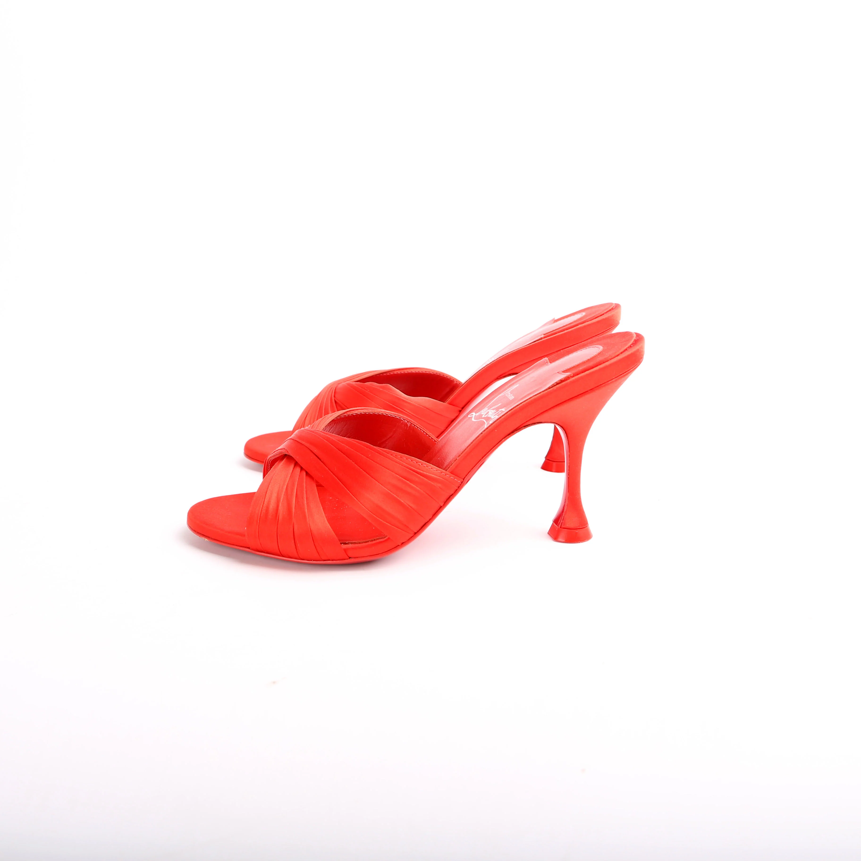 Nicol Is Back 85MM Satin Sandal Heels Size 36 - Image 2