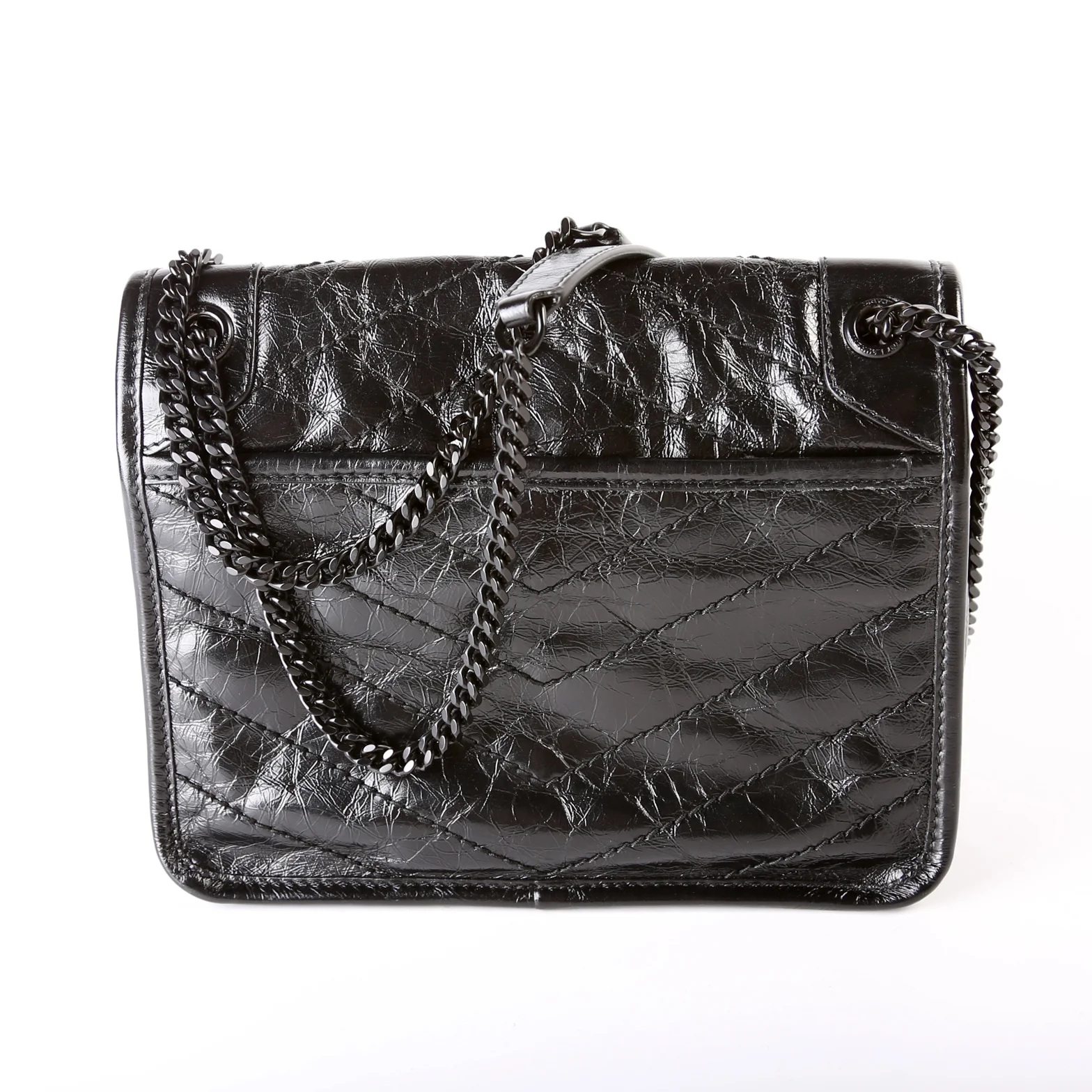 Niki Baby Crinkled Leather 633160 Black - Image 2