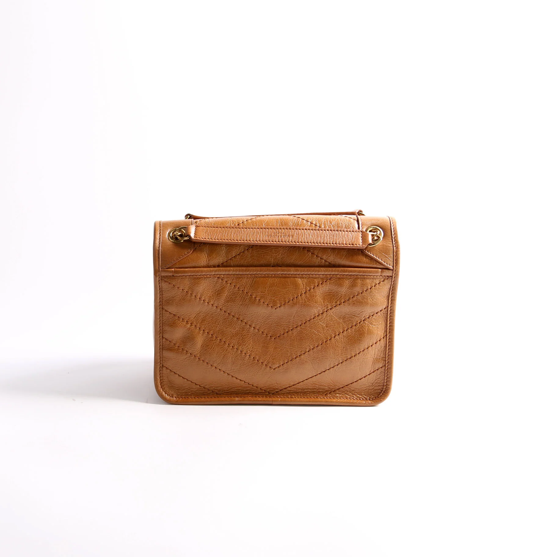 Niki Baby Crinkled Leather 633160 Brown - Image 2