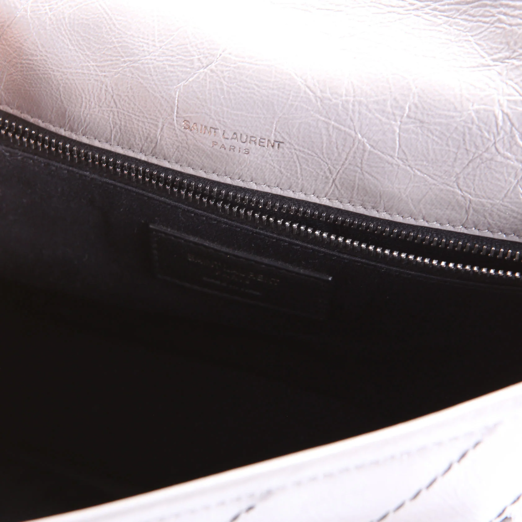 Niki Medium Crinkle Leather 498894 Gray - Image 10