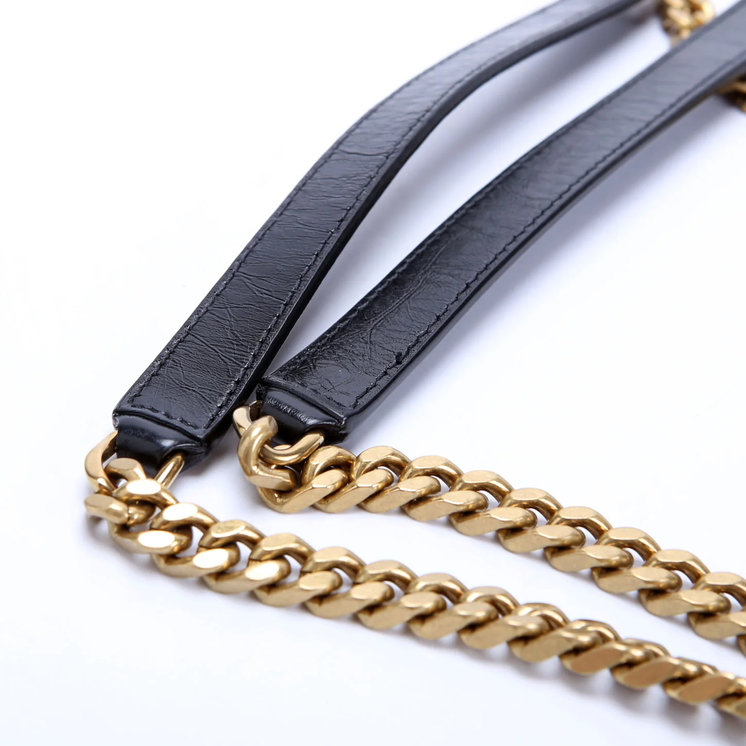 Niki Medium Crinkle Leather 633158 Black - Image 9
