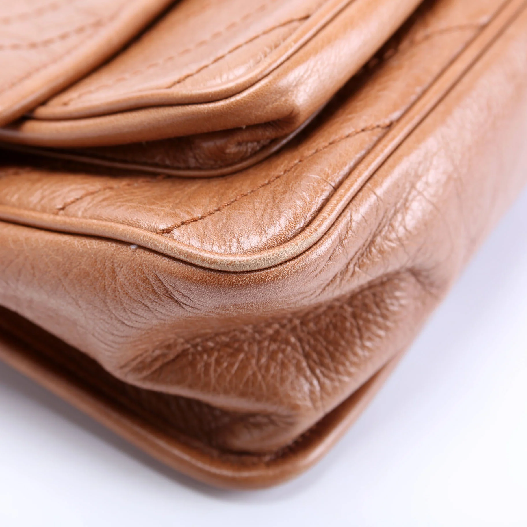 Niki Medium Crinkle Leather 633158 Brown - Image 5