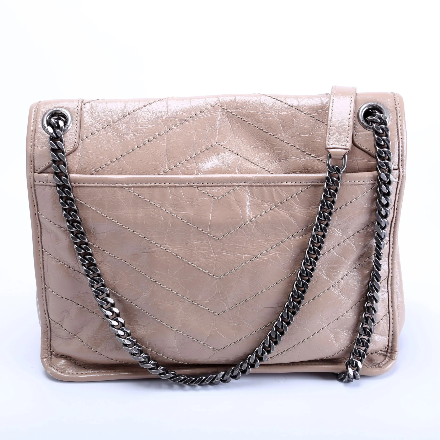 Niki Medium Crinkle Leather 633158 Tan - Image 3