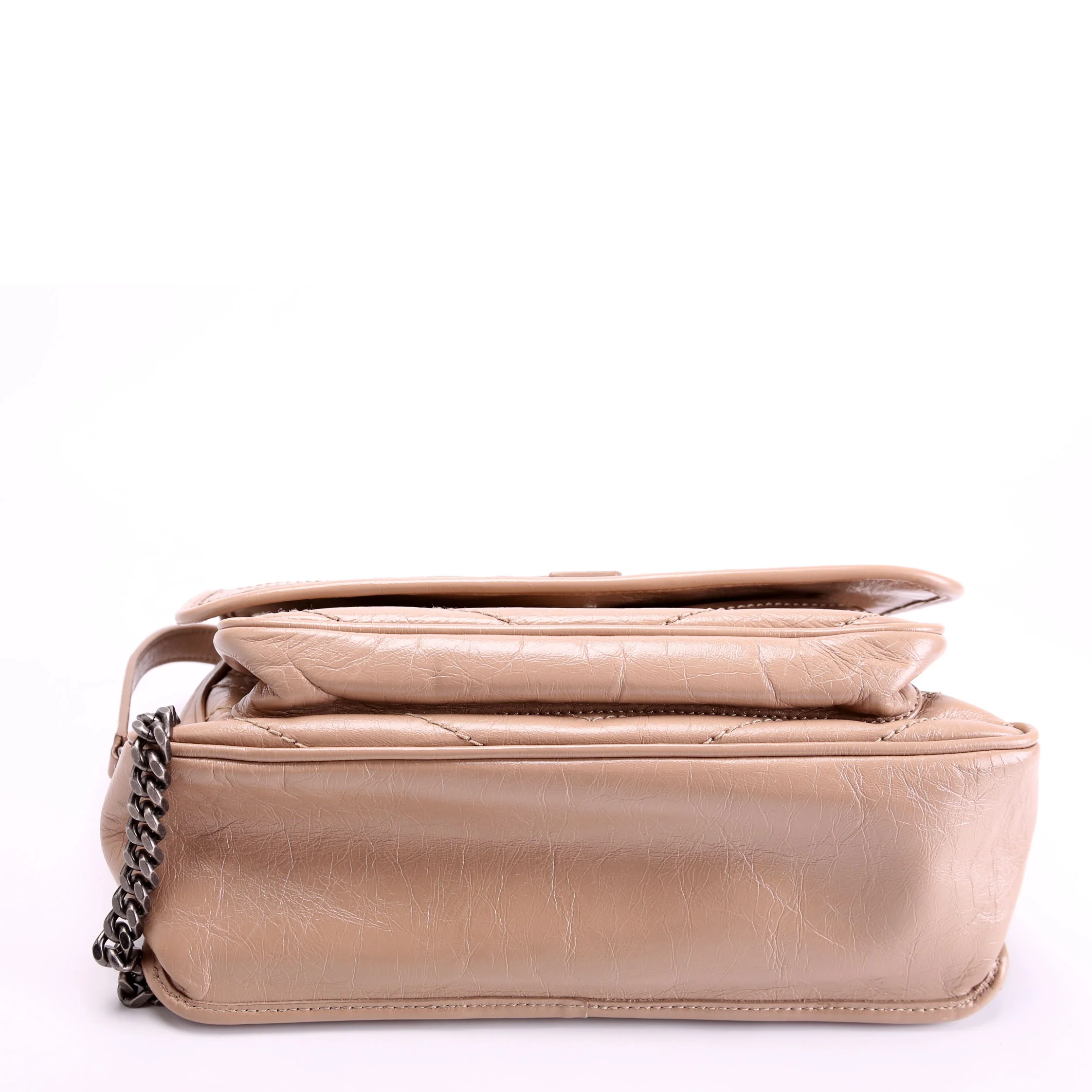 Niki Medium Crinkle Leather 633158 Tan - Image 4