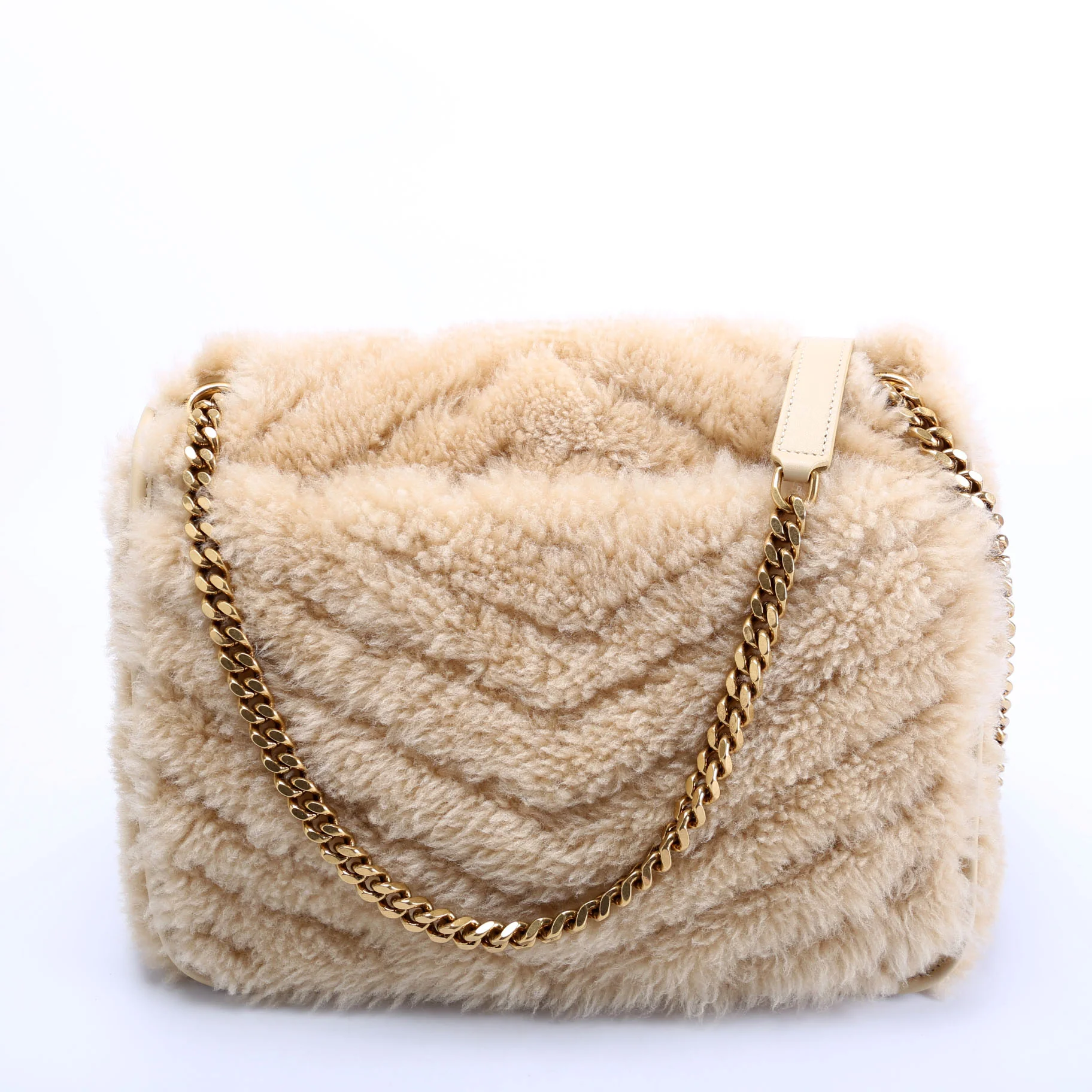 Niki Medium Shearling 633187 Tan - Image 3