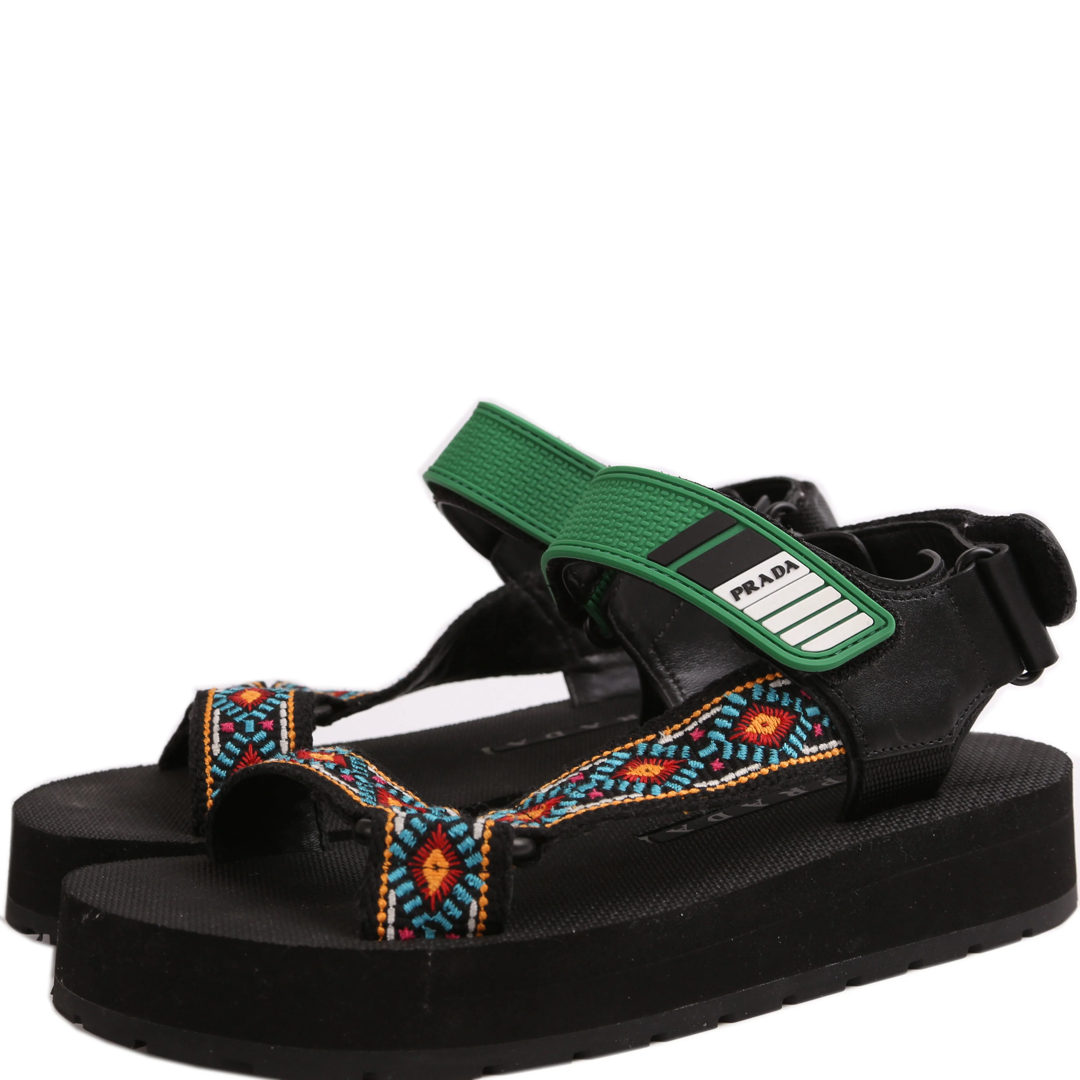 Nomad Embroidered Sandals Size 36