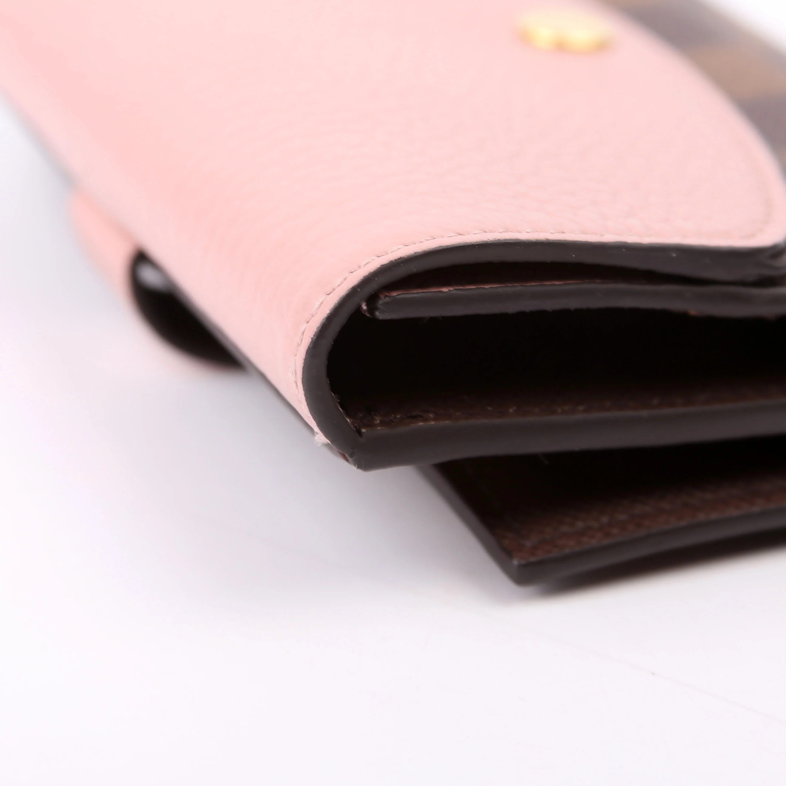 Normandy Compact Wallet Damier Ebene Pink - Image 8