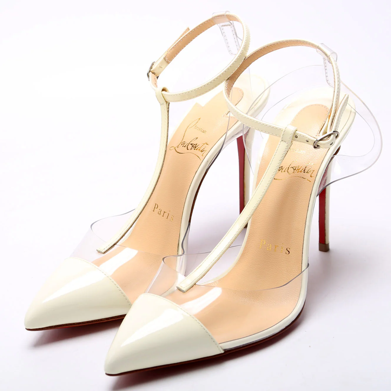 Nosy Strass 100MM Size 34.5 Cream - Image 2