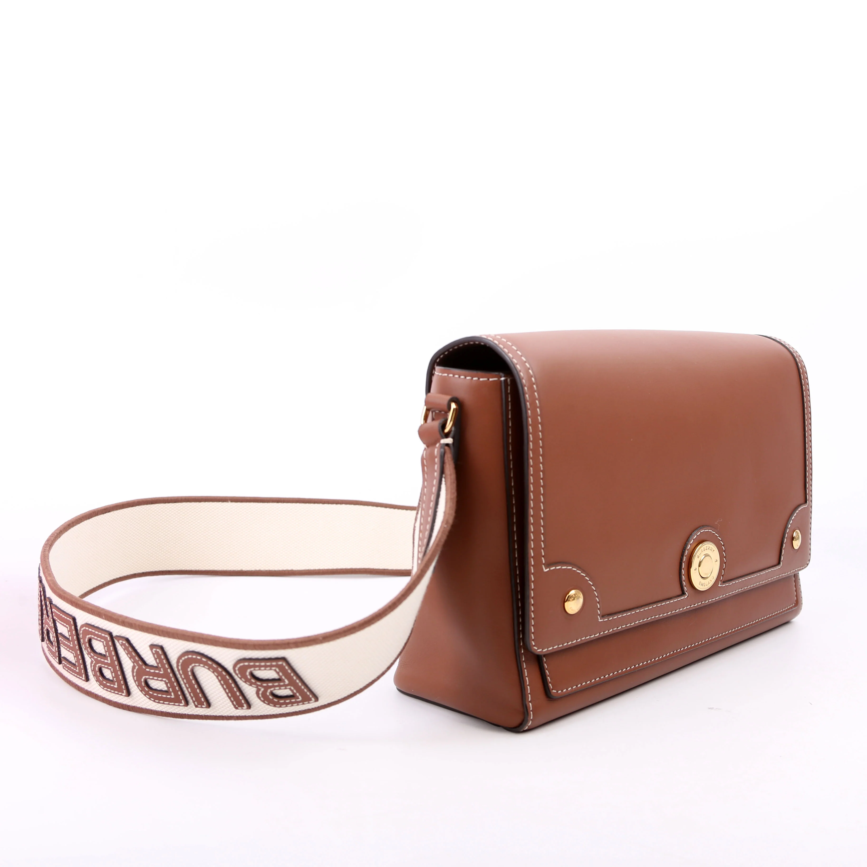 Note Crossbody Leather Brown - Image 2