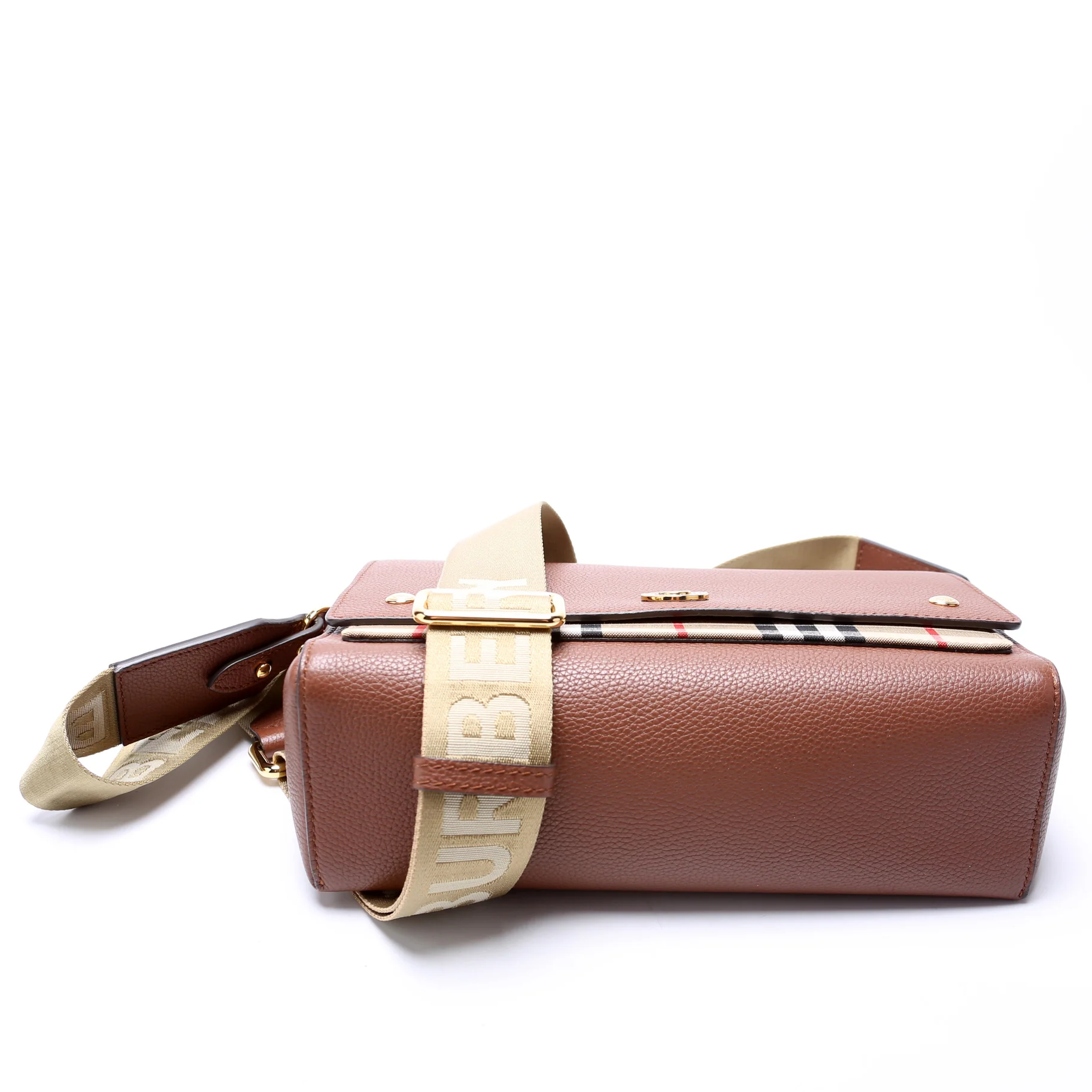 Note Crossbody Leather/Vintage Check - Image 4