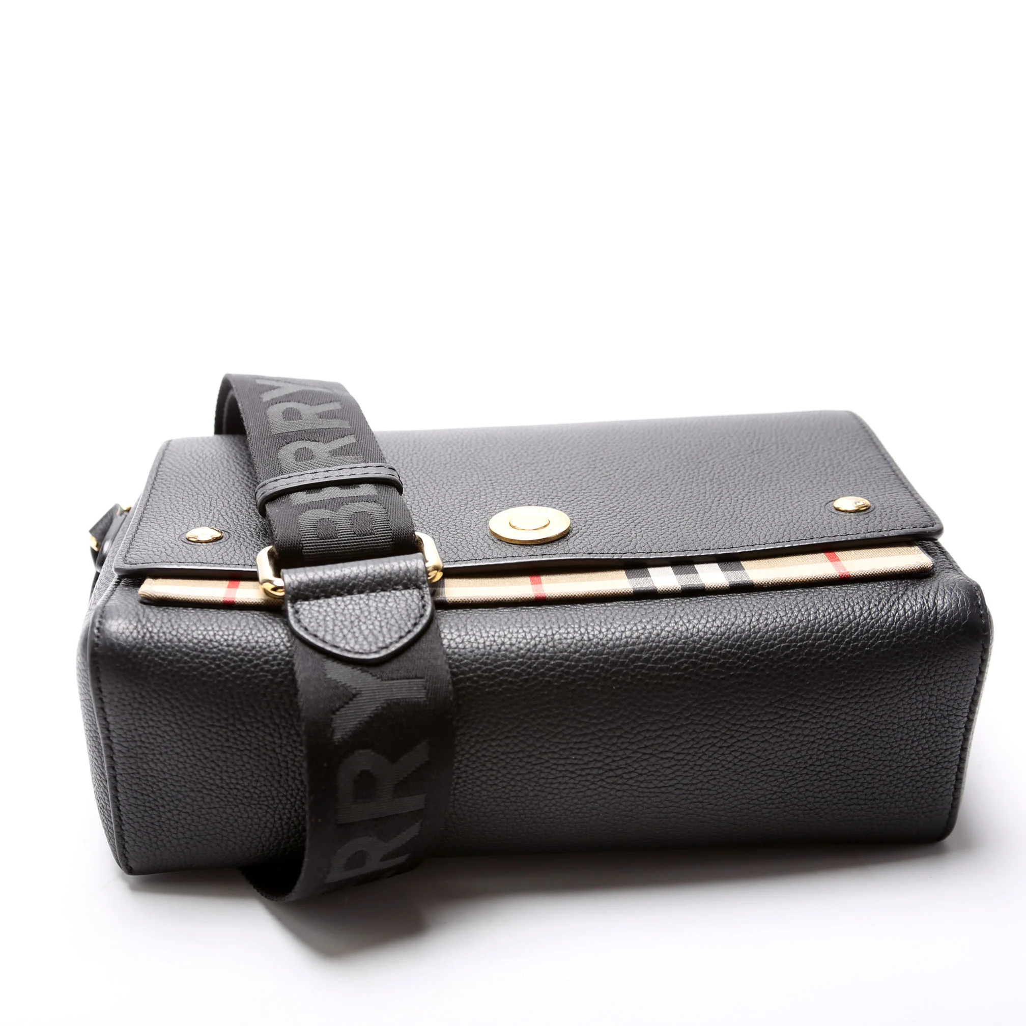 Note Crossbody Vintage Check Medium Black - Image 4