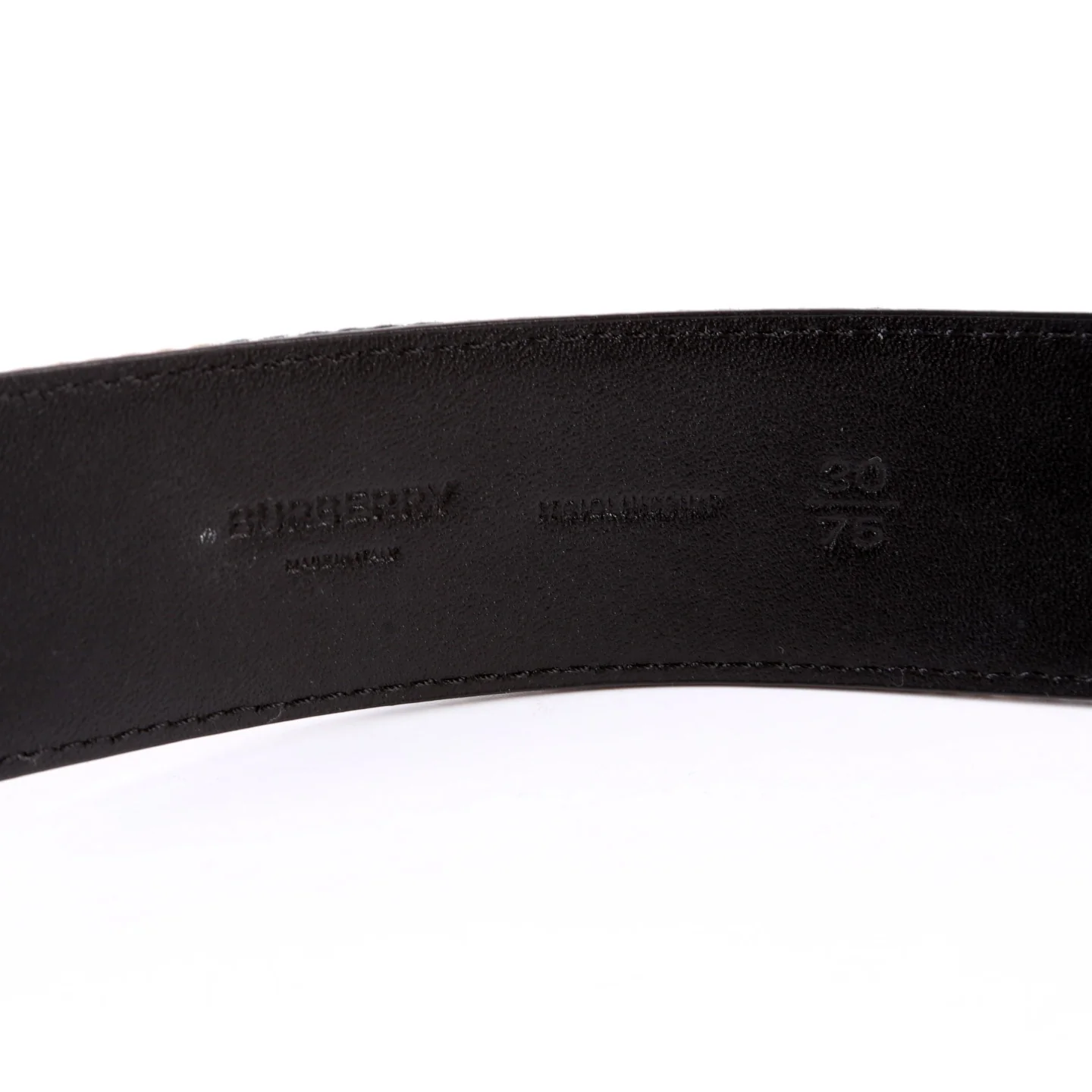 Nova Check Belt Size 75/30 Brown - Image 5