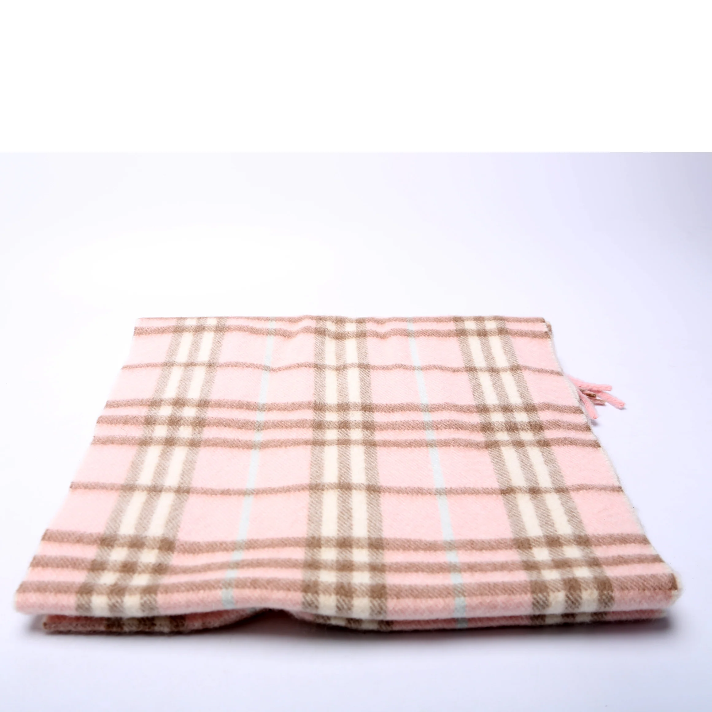Nova Check Cashmere Scarf - Image 3