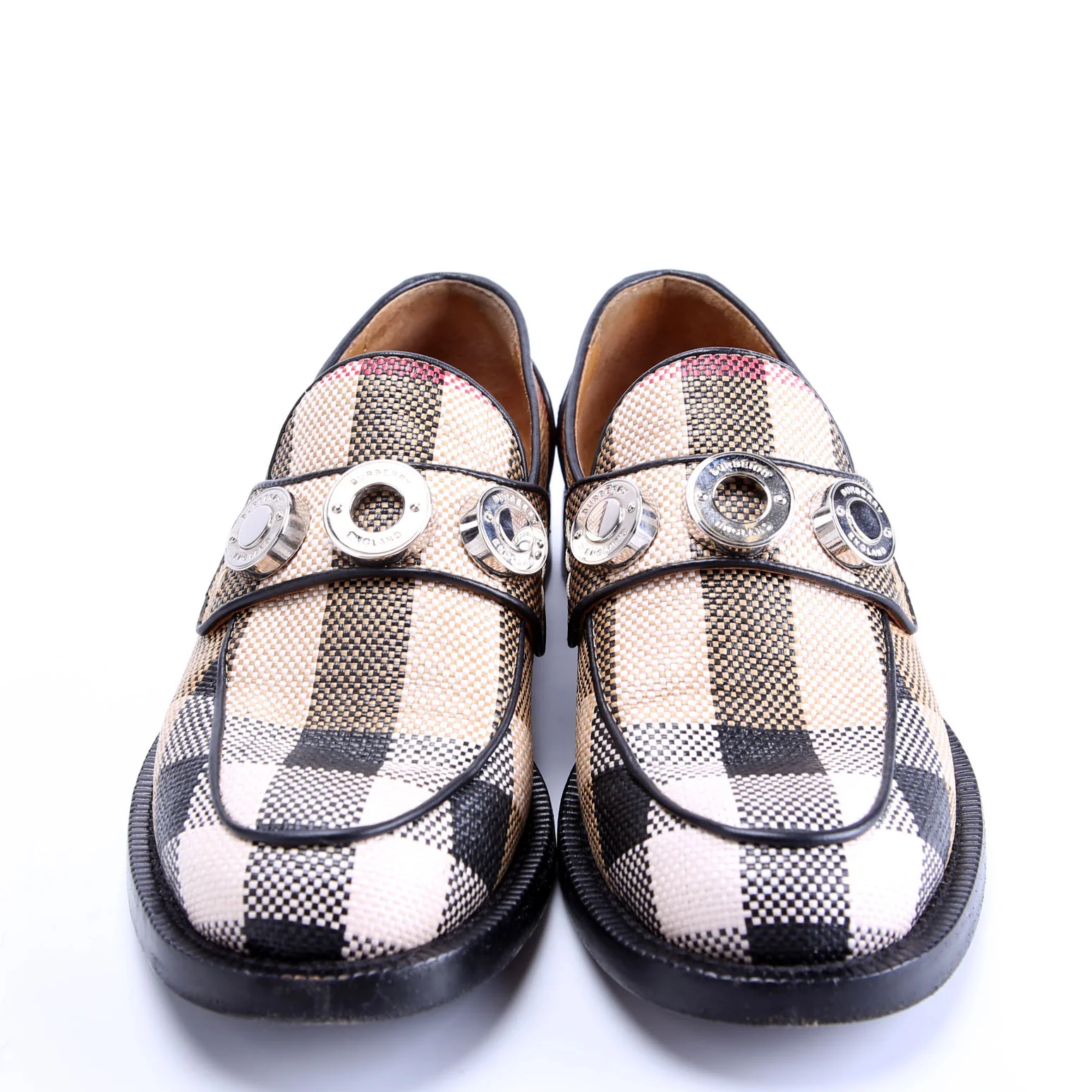 Nova Check Woven Loafers Size 36 - Image 2