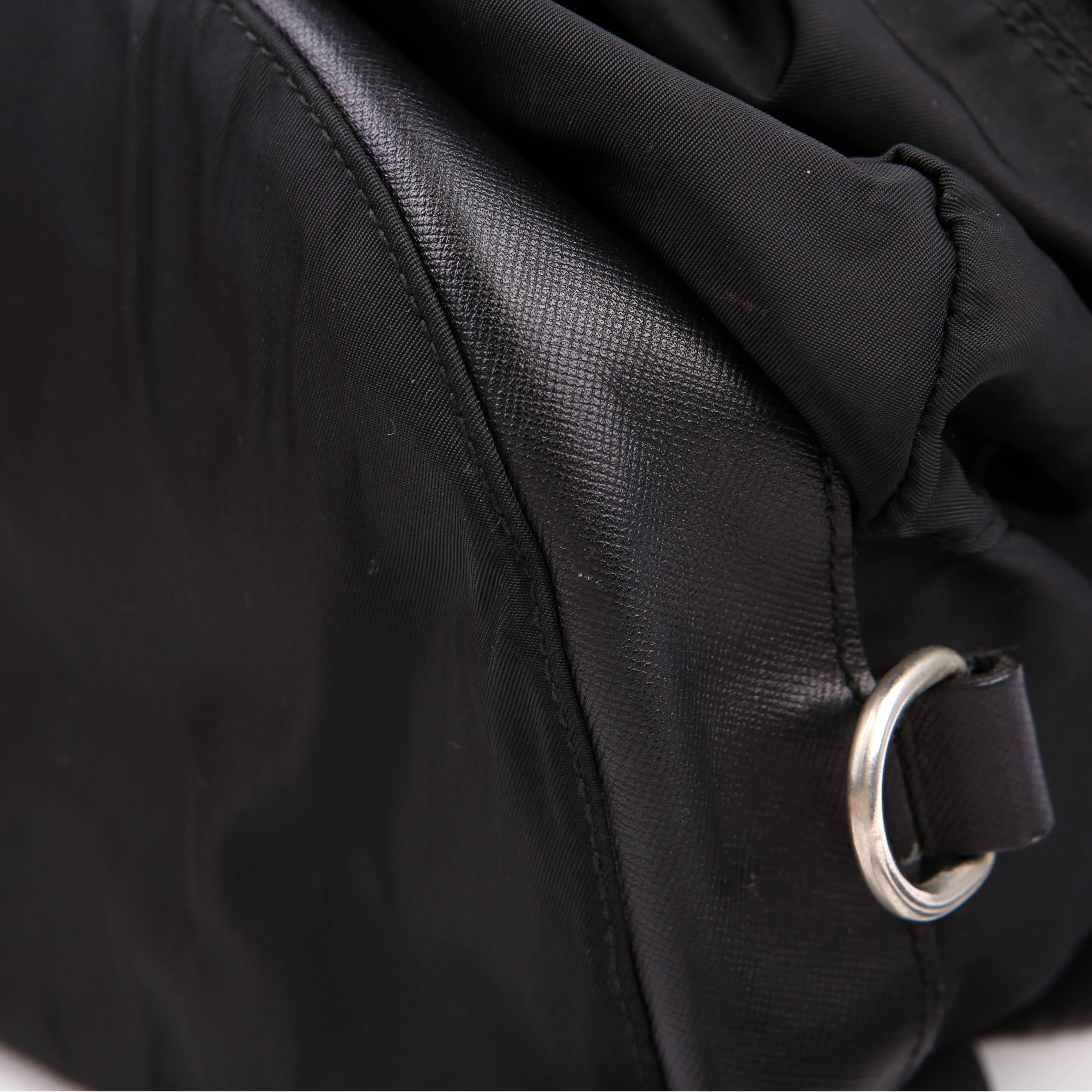 Nylon Backpack Small Black - Image 6