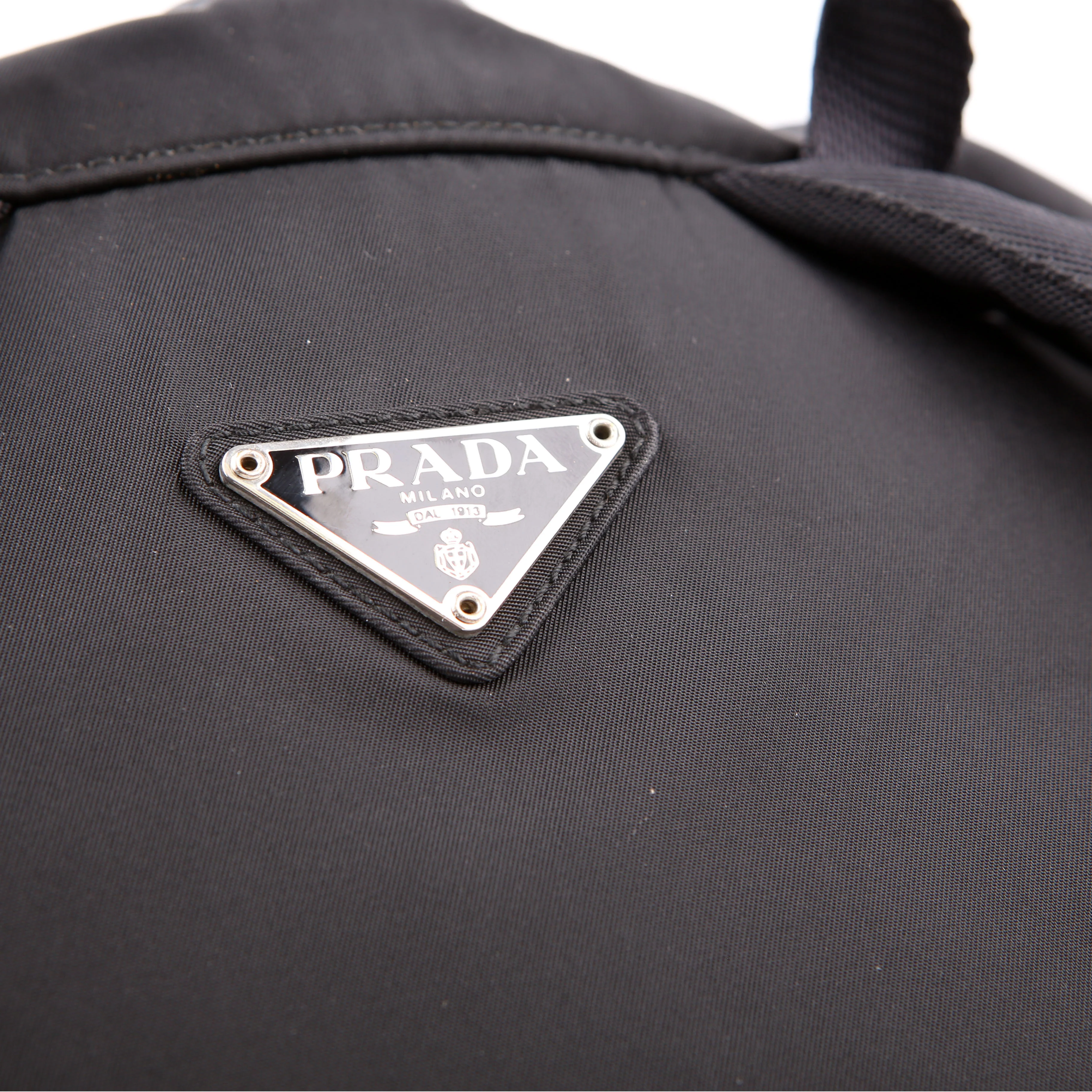 Nylon Backpack Small Black - Image 8