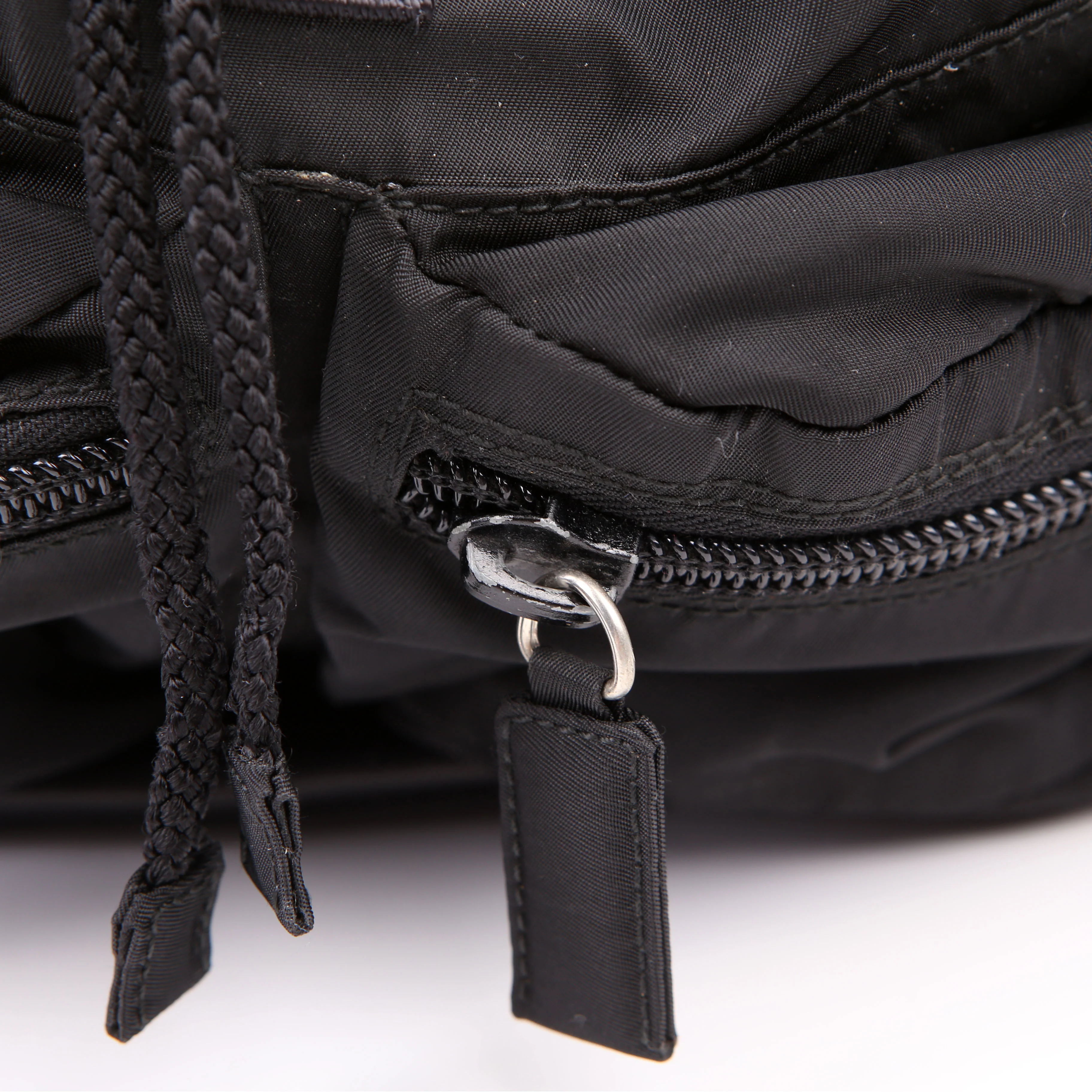 Nylon Backpack Small Black - Image 9