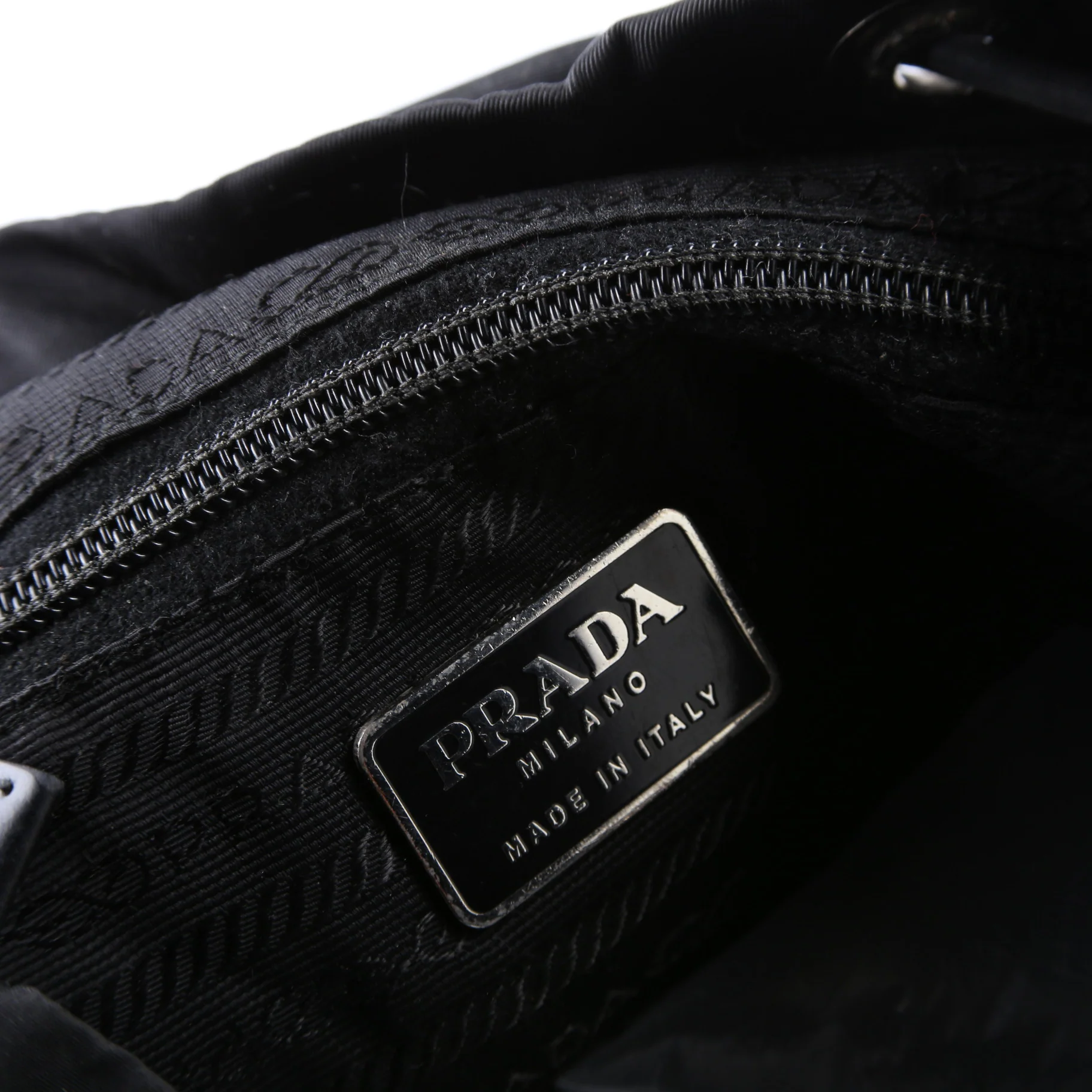 Nylon Backpack Small Black - Image 8